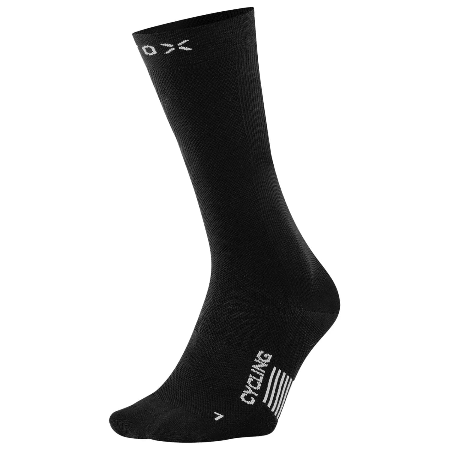 Мъжки чорапи за колоездене STOX Energy Socks Cycling Socks Mid-Calf Cycling socks - Black / White