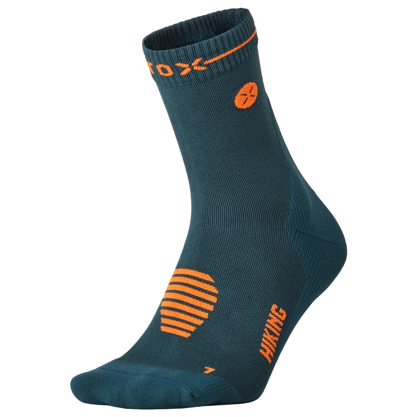 Мъжки туристически чорапи STOX Energy Socks Hiking Dryarn Ankle Socks Walking socks - Petrol / Orange