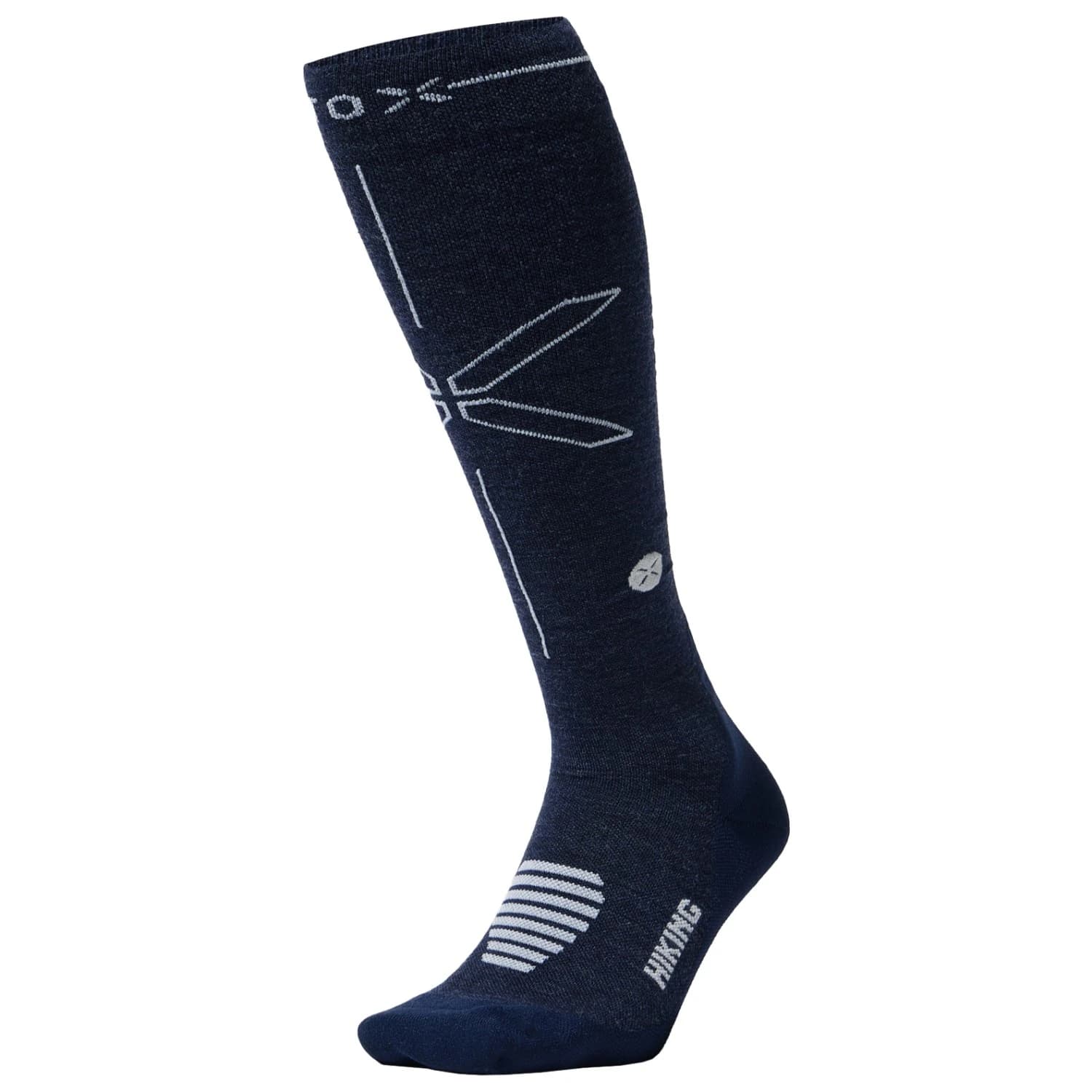 Мъжки мериносови чорапи STOX Energy Socks Hiking Merino Socks Walking socks - Blue / Light Grey