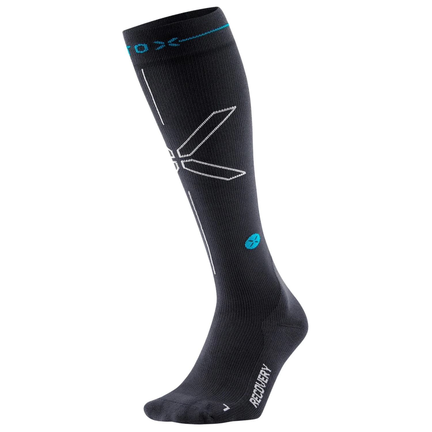 Мъжки спортни чорапи STOX Energy Socks Recovery Socks Sports socks - Charcoal / Bright Blue