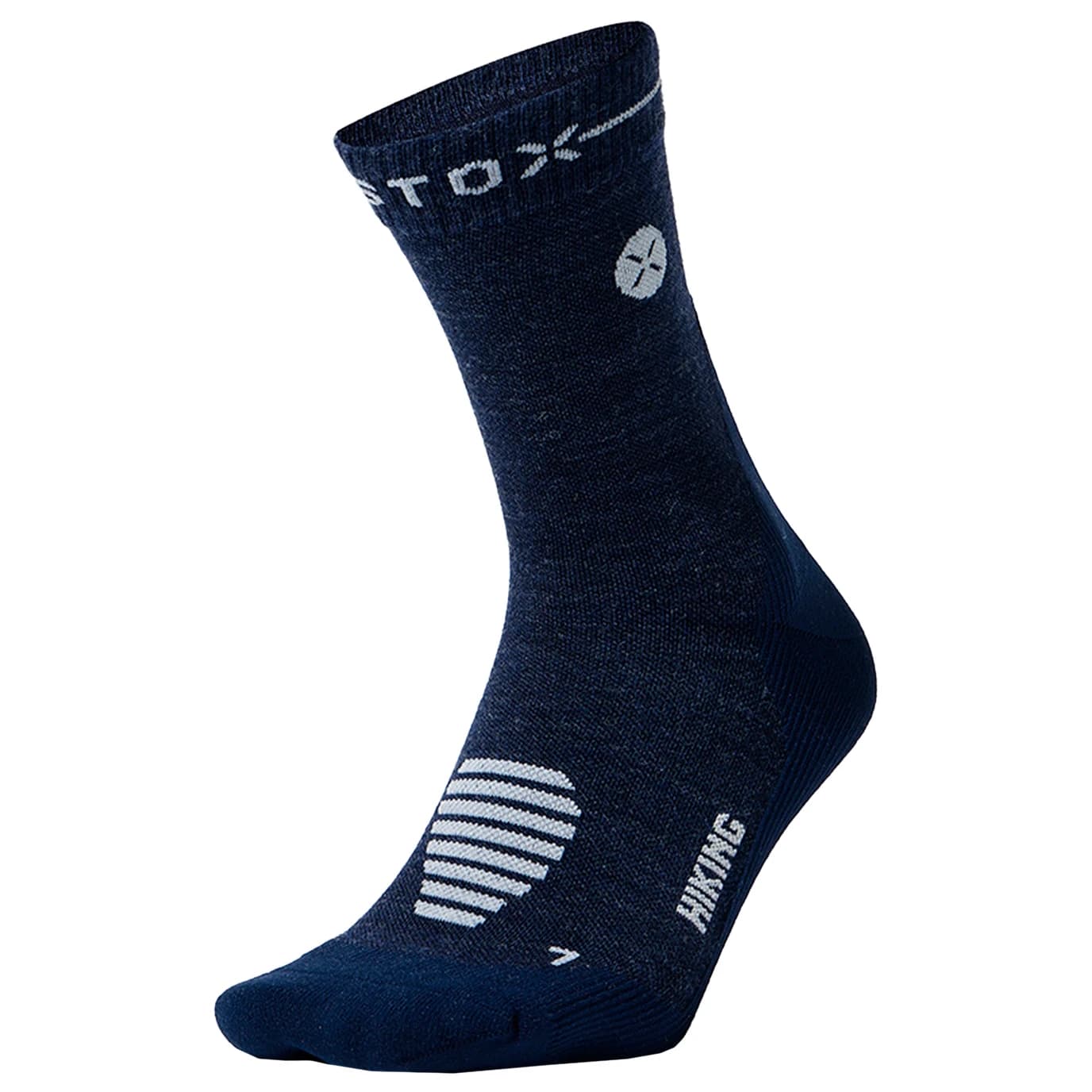 Дамски мериносови чорапи STOX Energy Socks Women's Hiking Merino Ankle Socks Merino socks - Blue / Light Grey
