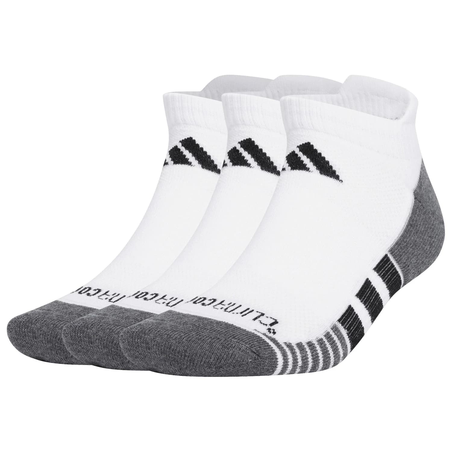 Мъжки спортни чорапи adidas Performance Climacool Cushioned Low 3-Pack Sports socks - White / Black