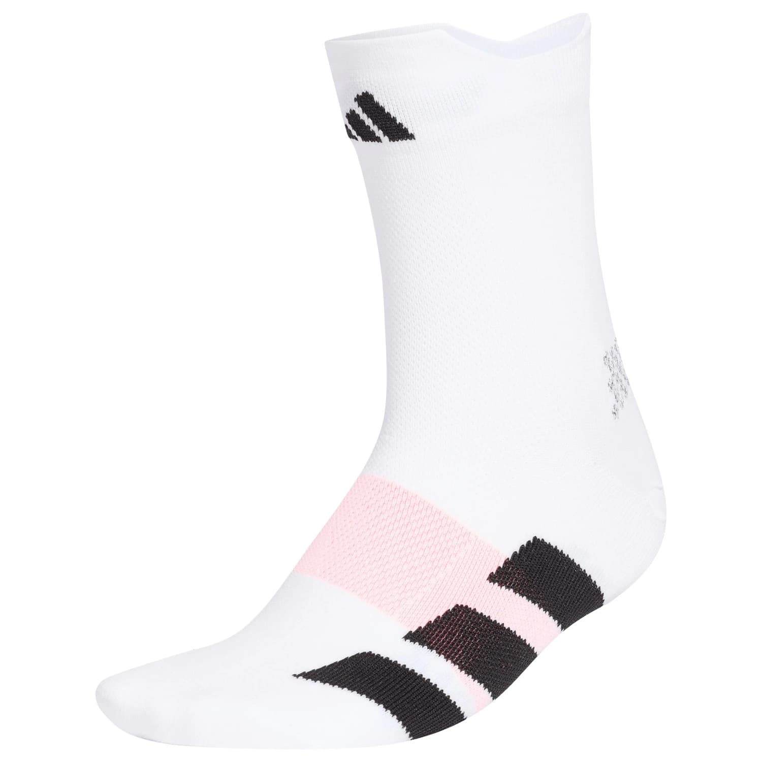 Мъжки чорапи за бягане adidas Running Adizero Quarter Sock Running socks - White / Black