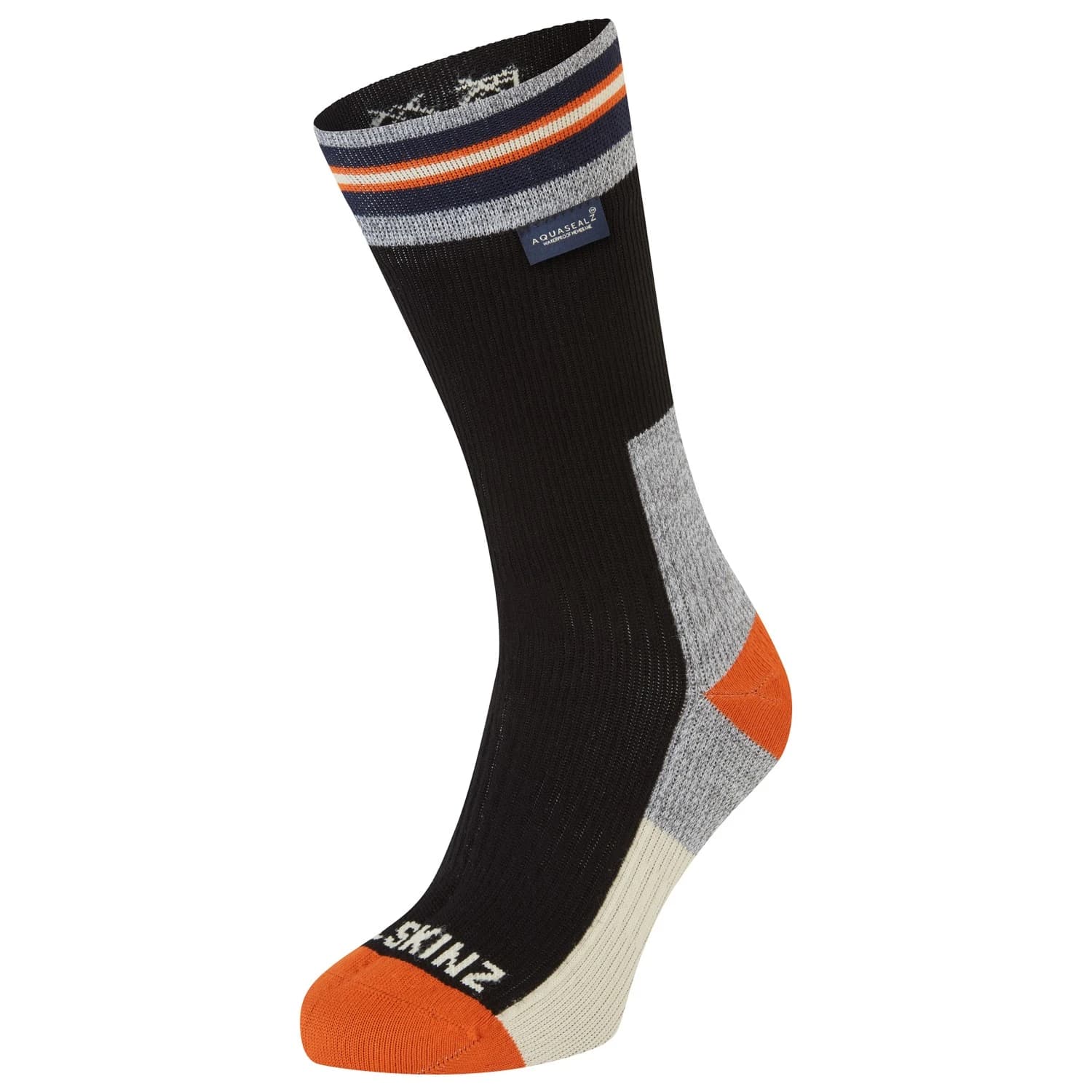Спортни чорапи Sealskinz Surlingham Mid Length Sports socks - Black