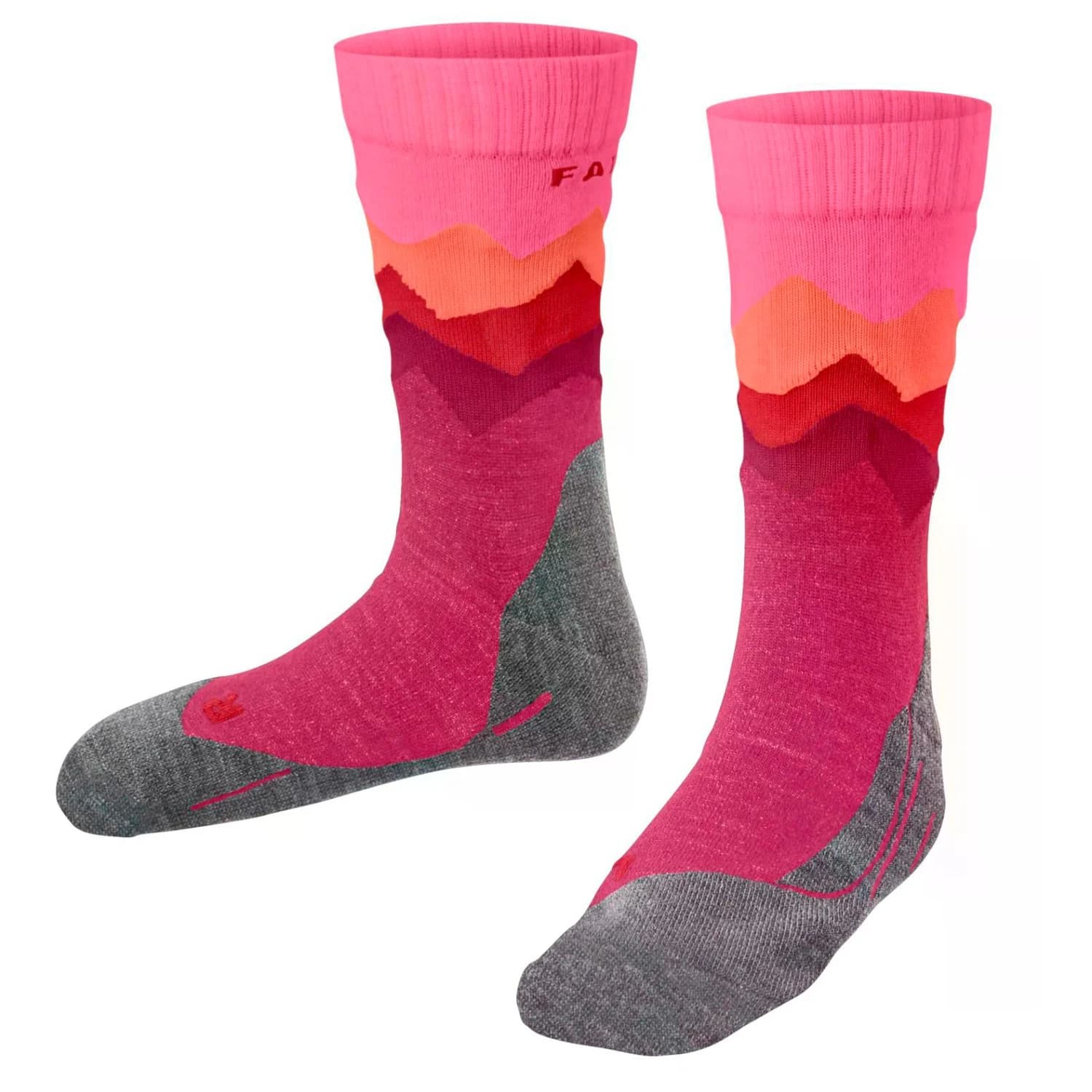 Детски туристически чорапи Falke Kid's TK2 Trend Walking socks - Rose