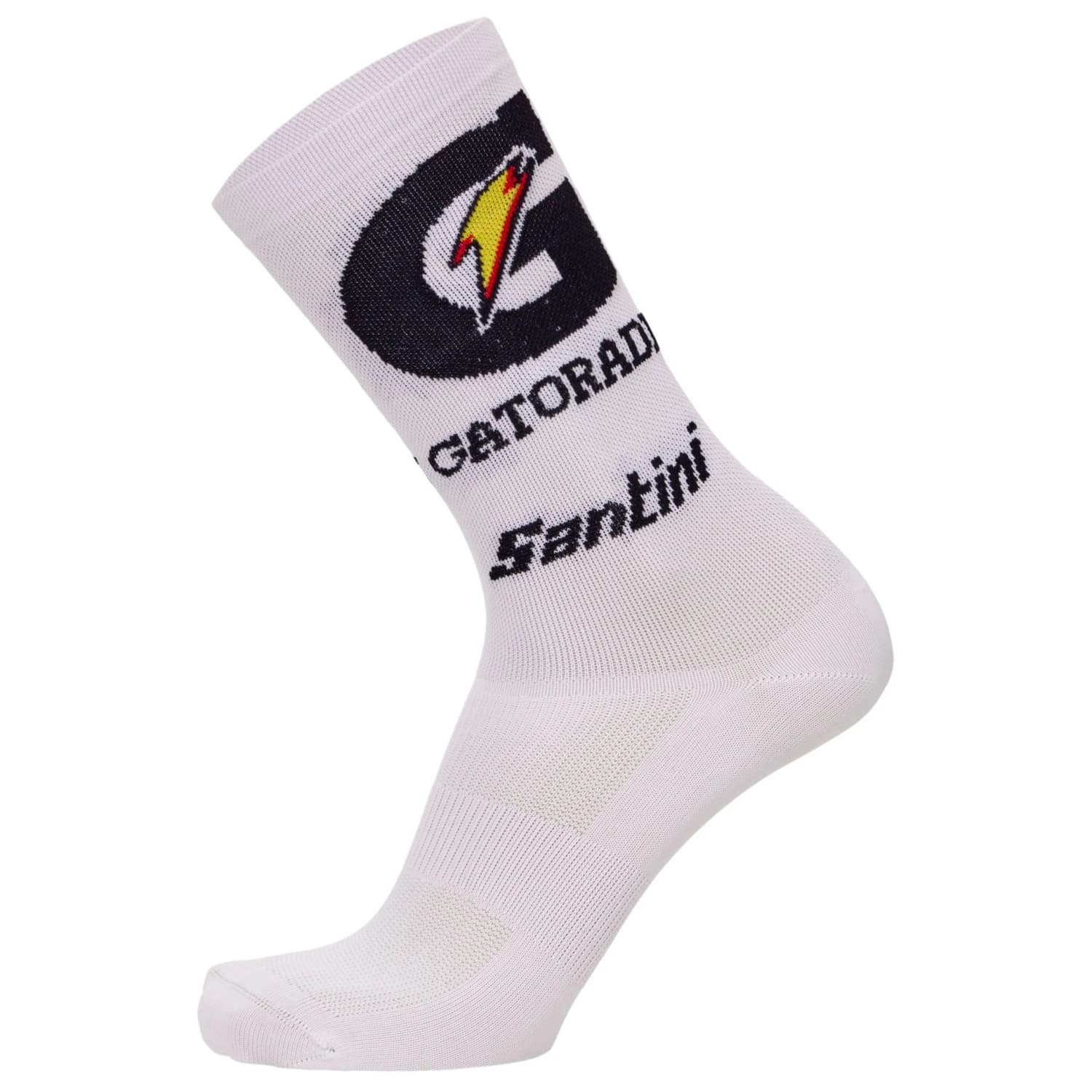 Чорапи за колоездене Santini Lidl Trek Socks Cycling socks - Bianco