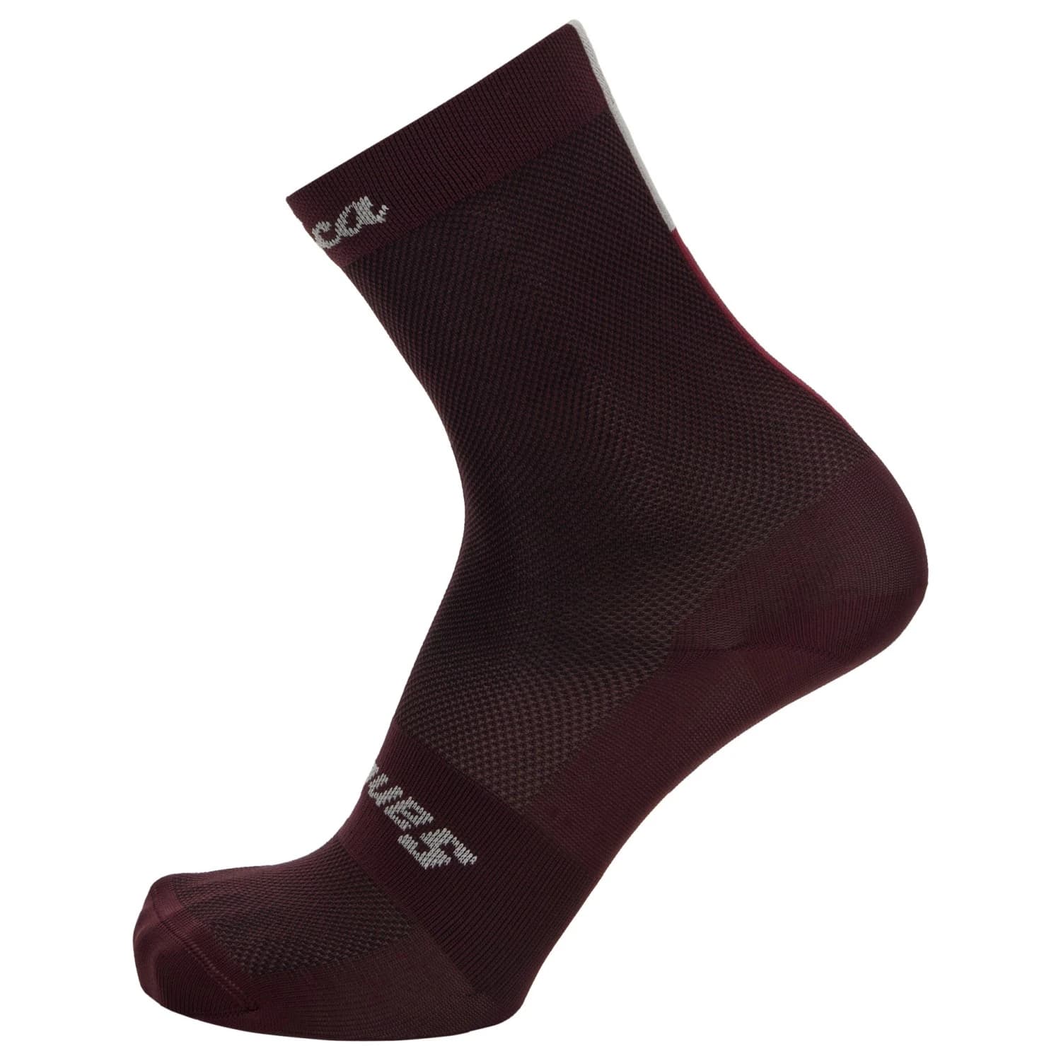 Чорапи за колоездене Santini Eroica Quiete Cycling socks - Bordeaux
