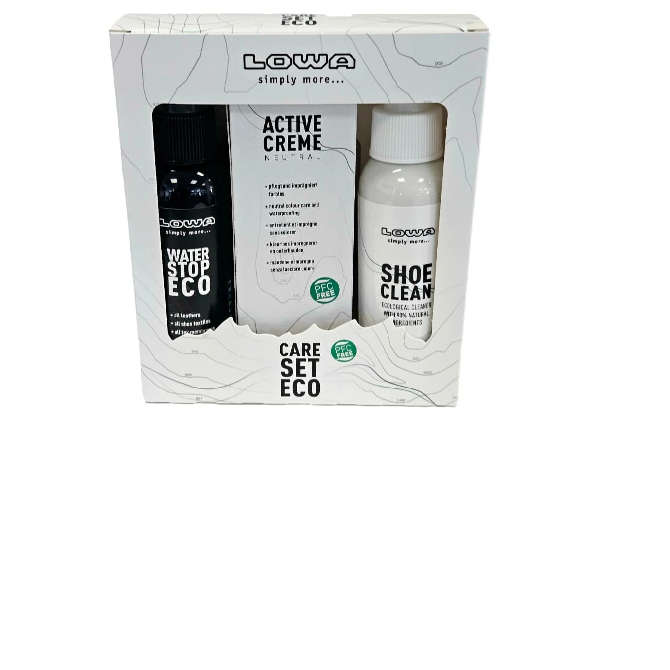 Поддръжка на обувки Lowa Lowa Care Set Eco Shoe care - Neutral
