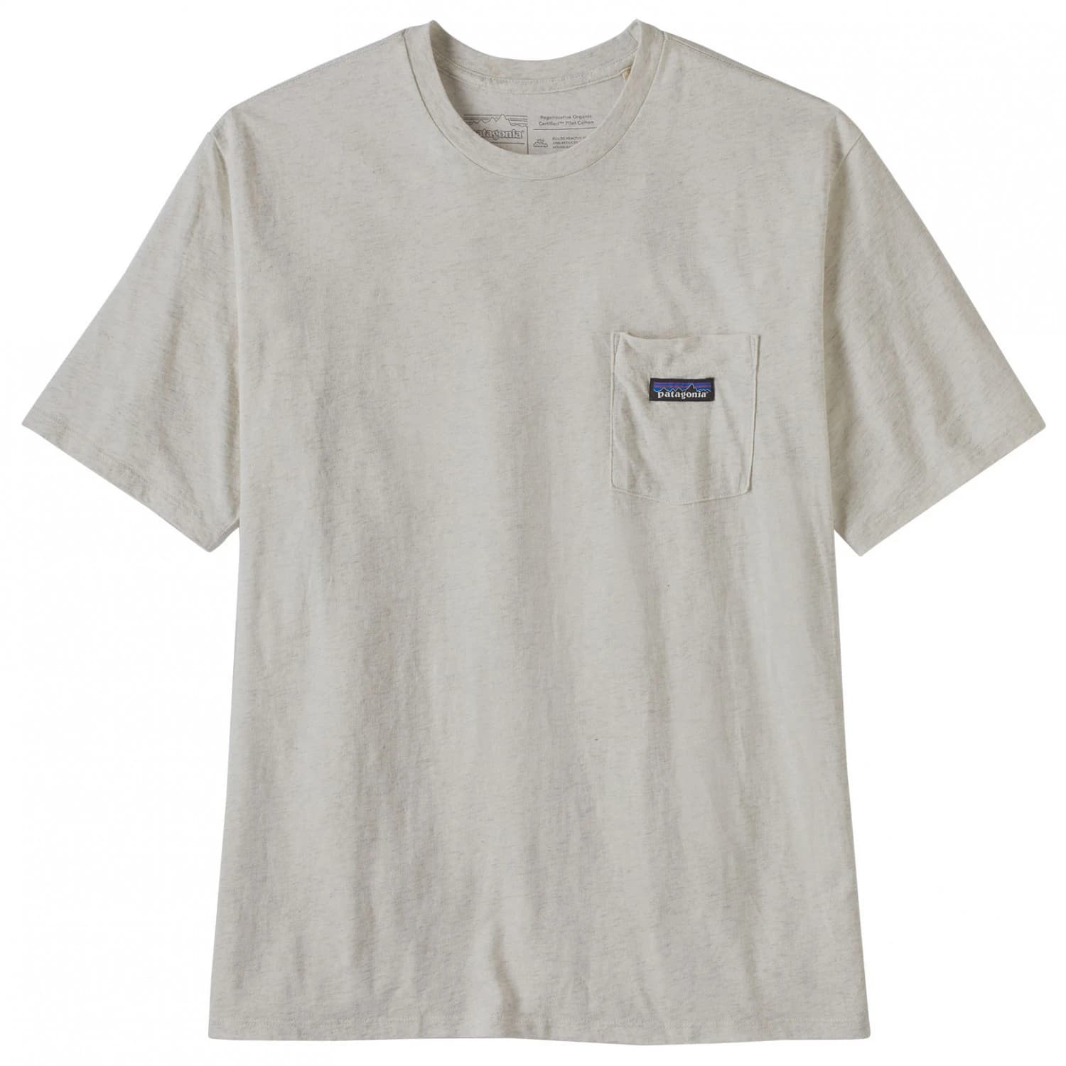 Мъжка тениска Patagonia Regenerative Cotton Lightweight Pocket Tee T-shirt - Birch White