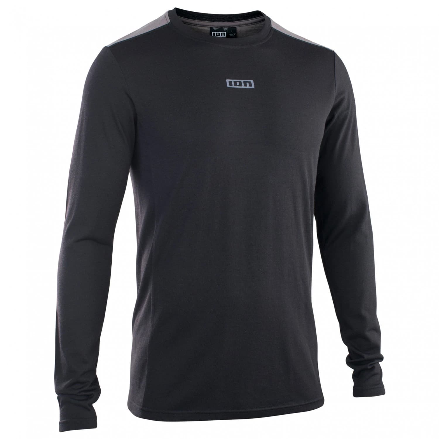 Мериносова блуза ION IOB Baselayer Tee L/S Merino Merino shirt - Black