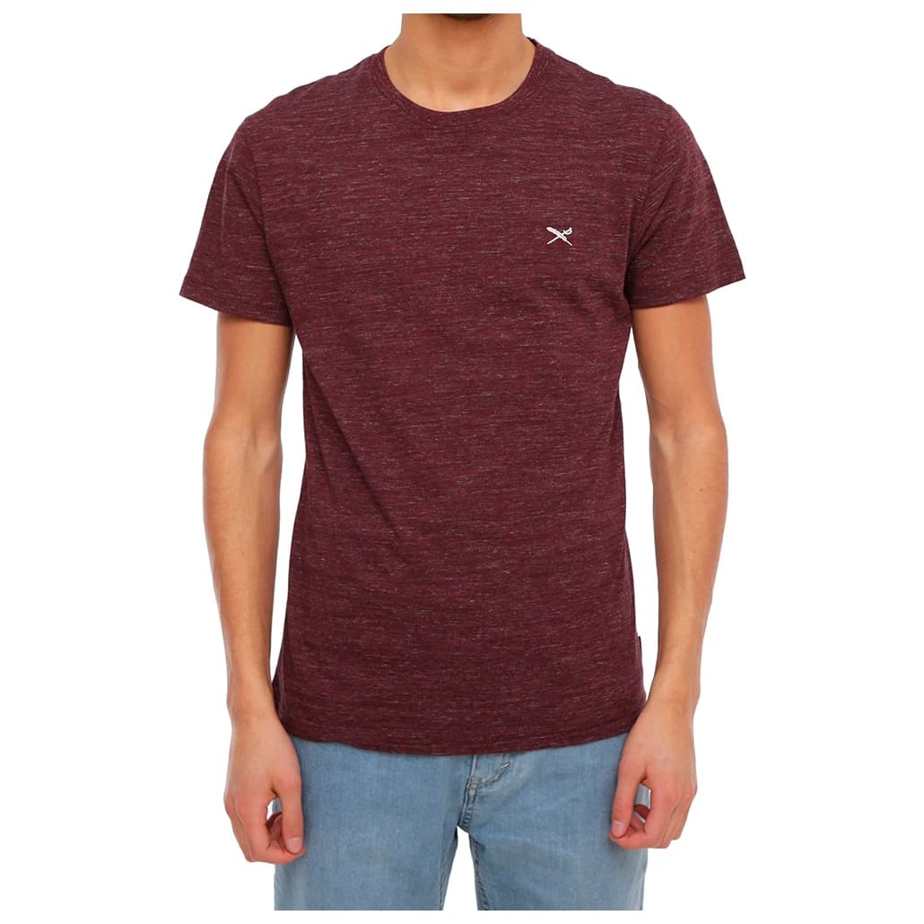 Мъжка тениска Iriedaily Chamisso Tee T-shirt - Maroon Melange