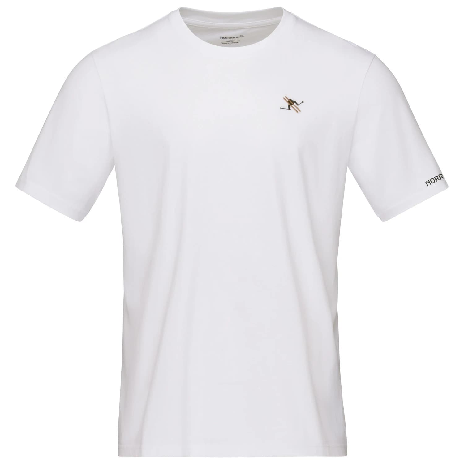 Мъжка тениска Norrøna /29 Cotton Activity Embroidery T-shirt - Pure White