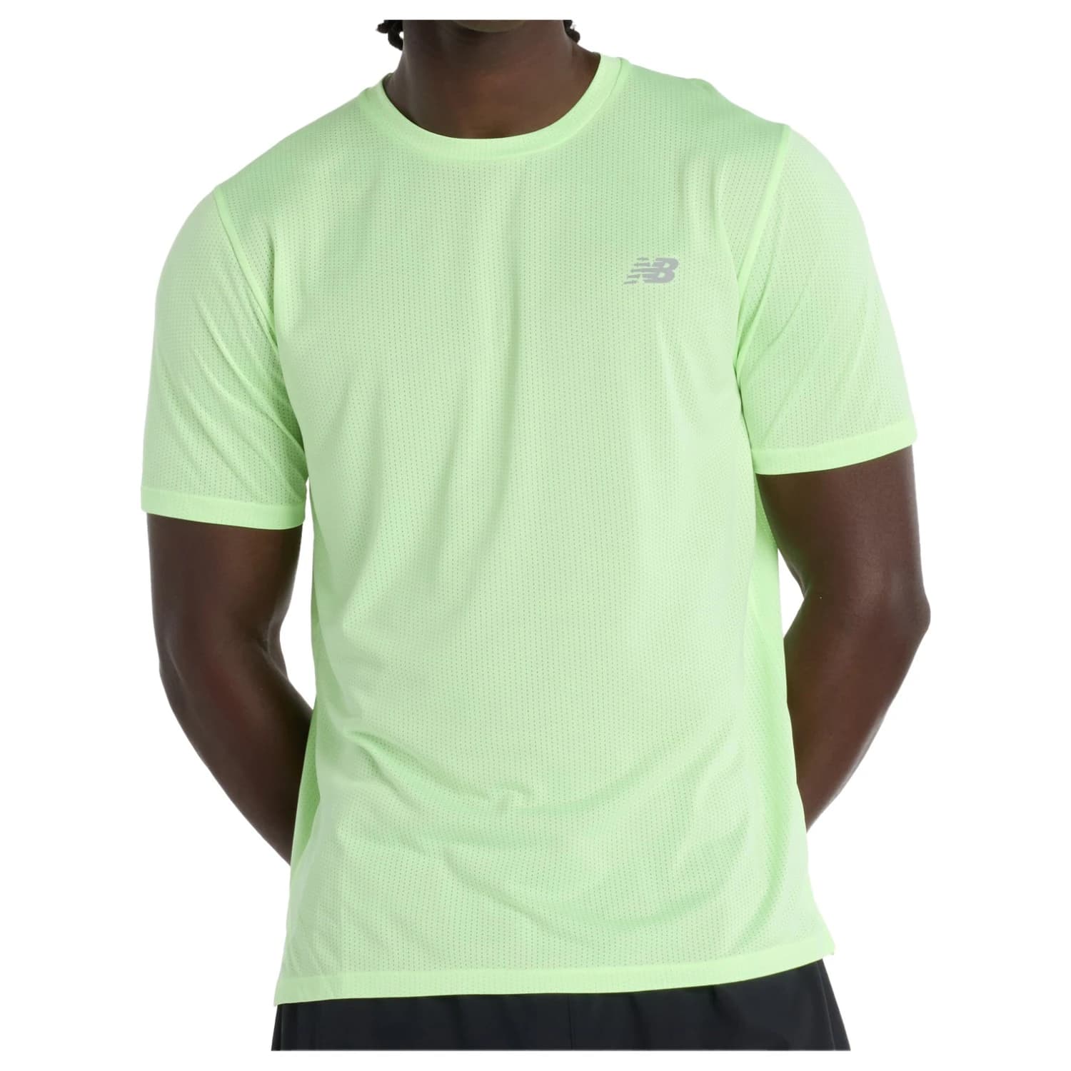 Мъжка тениска New Balance Athletics Run S/S Running shirt - Afterglow Heather