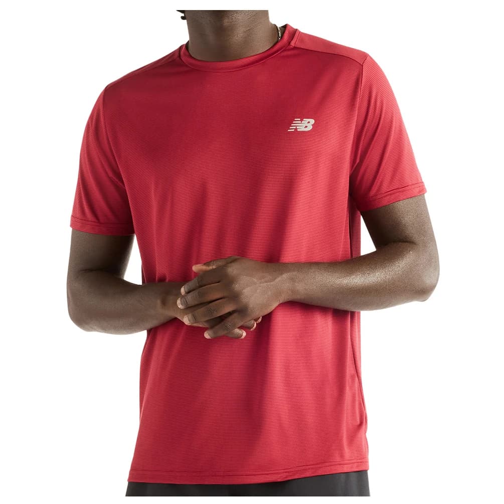 Тениска New Balance Sport Essentials Run S/S Running shirt - Red