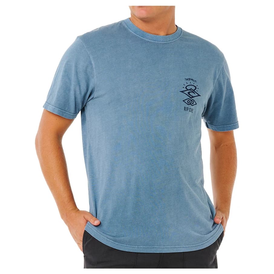 Мъжка тениска Rip Curl Search Icon Tee T-shirt - Bluefin