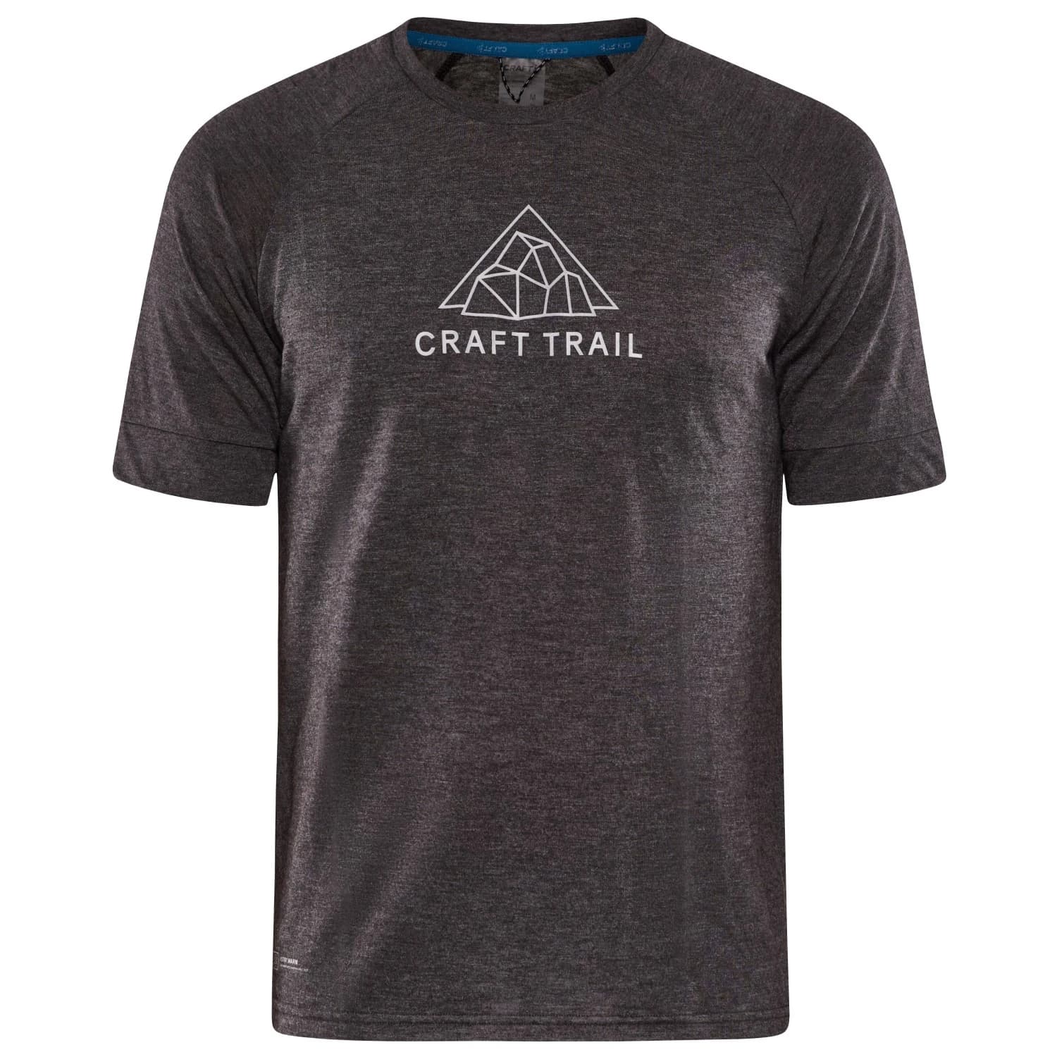 Мъжка мериносова блуза Craft Pro Trail Wool S/S Tee Merino shirt - Black / Melange