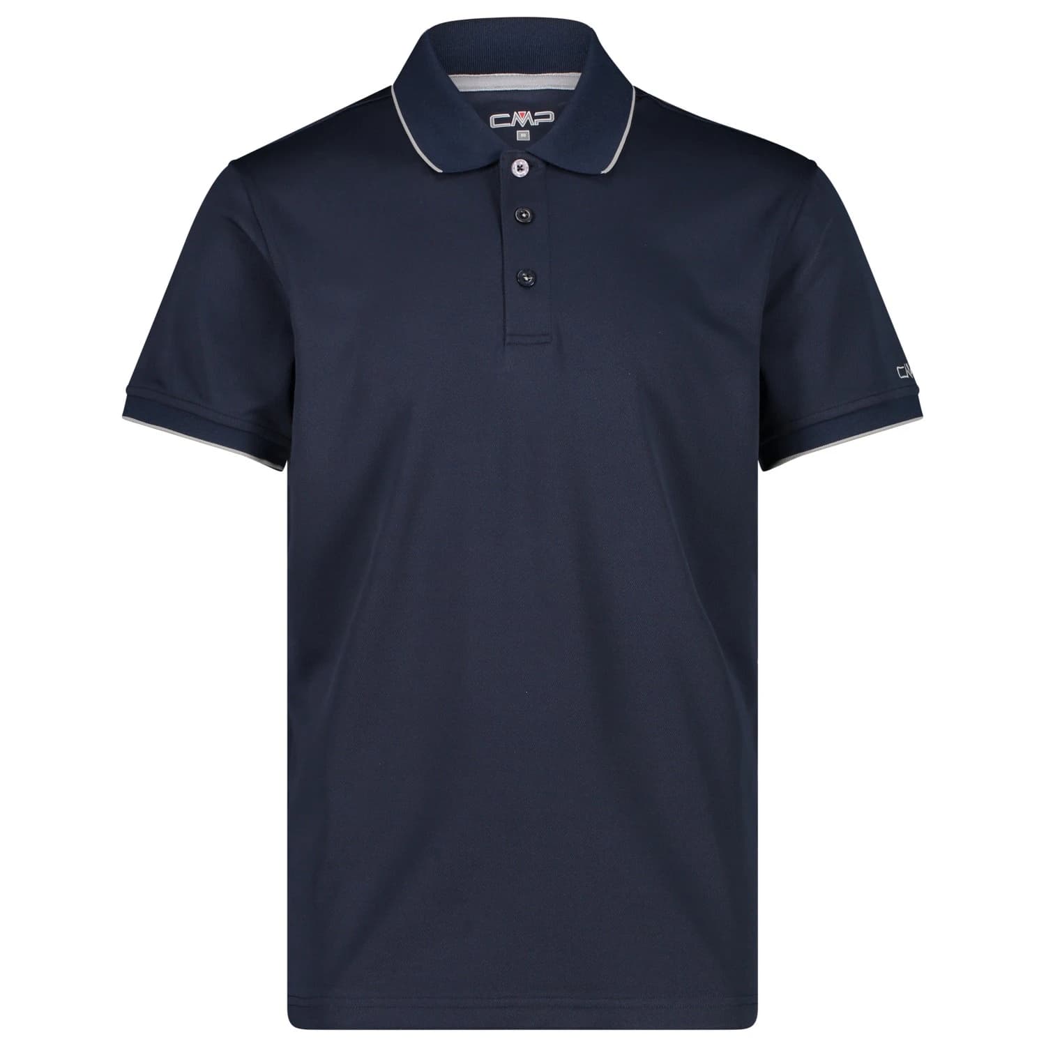 Мъжка поло тениска CMP Polo Piquet Polo shirt - Black Blue / Cemento