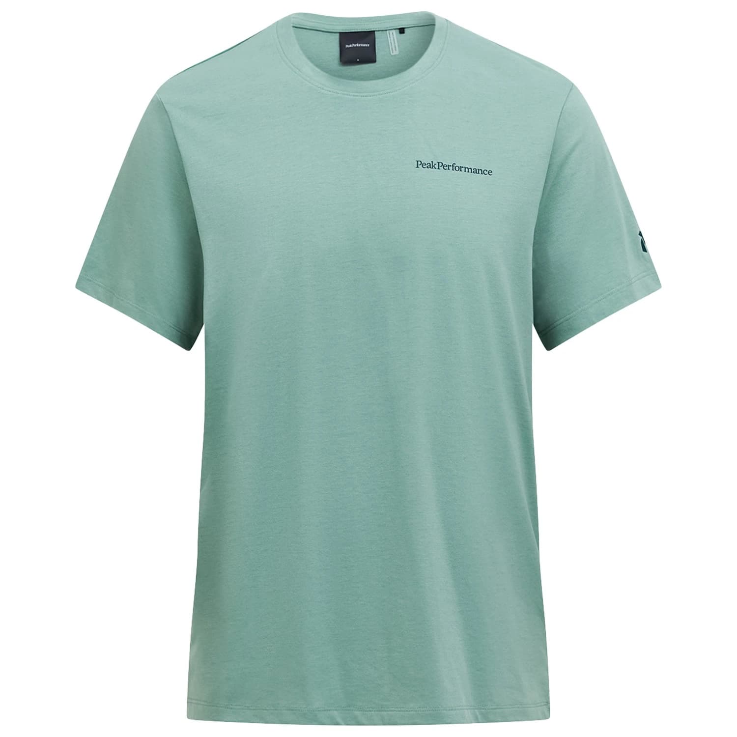 Мъжка спортна тениска Peak Performance Explore Logo Tee T-shirt - Green Valley