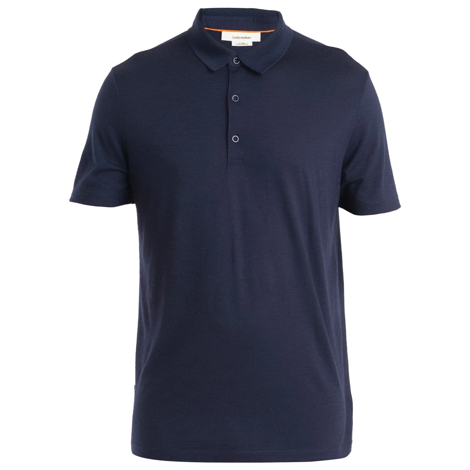 Мъжка мериносова блуза Icebreaker Merino 150 Tech Lite III S/S Polo Merino shirt - Midnight Navy