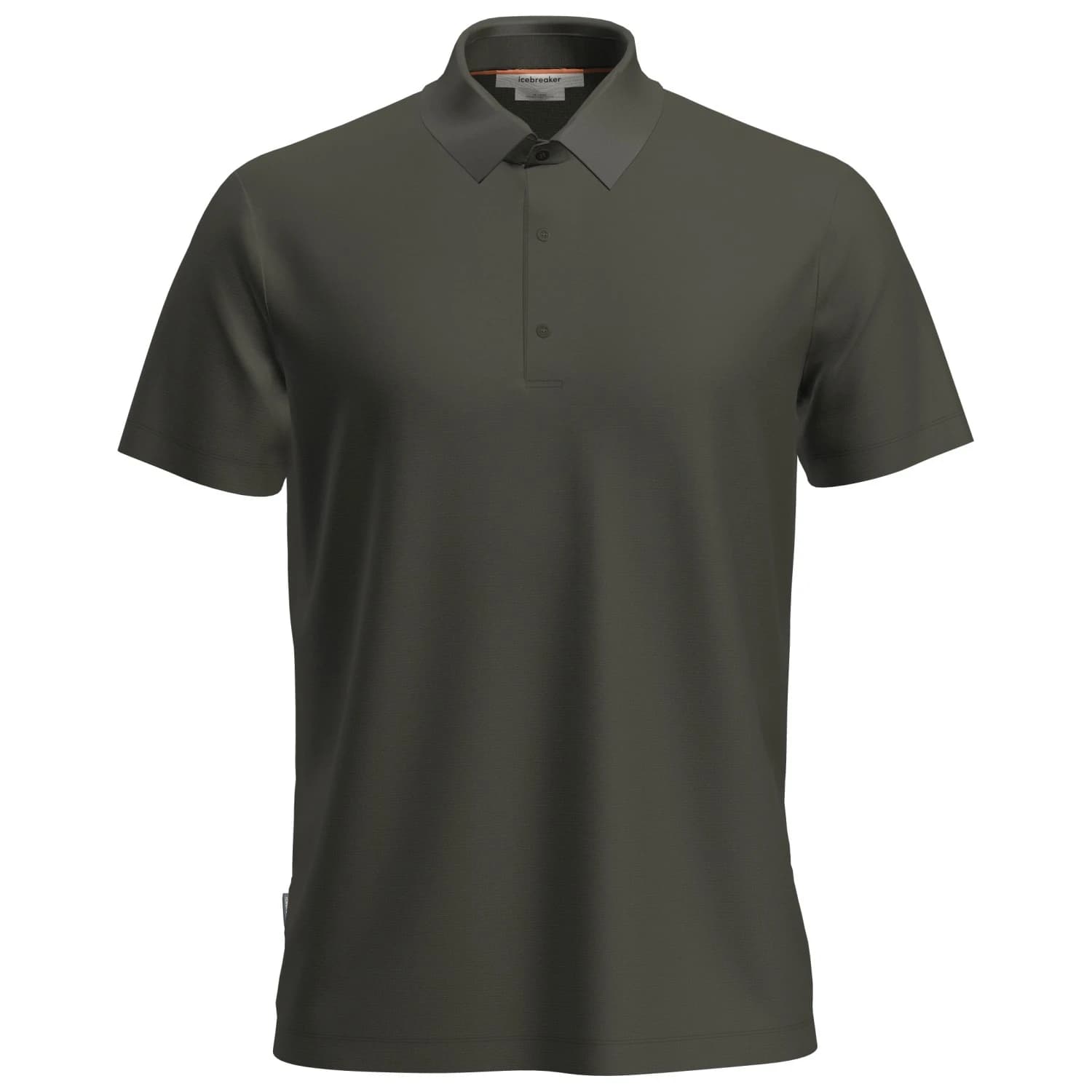 Мъжка мериносова блуза Icebreaker Merino 150 Tech Lite III S/S Polo Merino shirt - Dark Loden