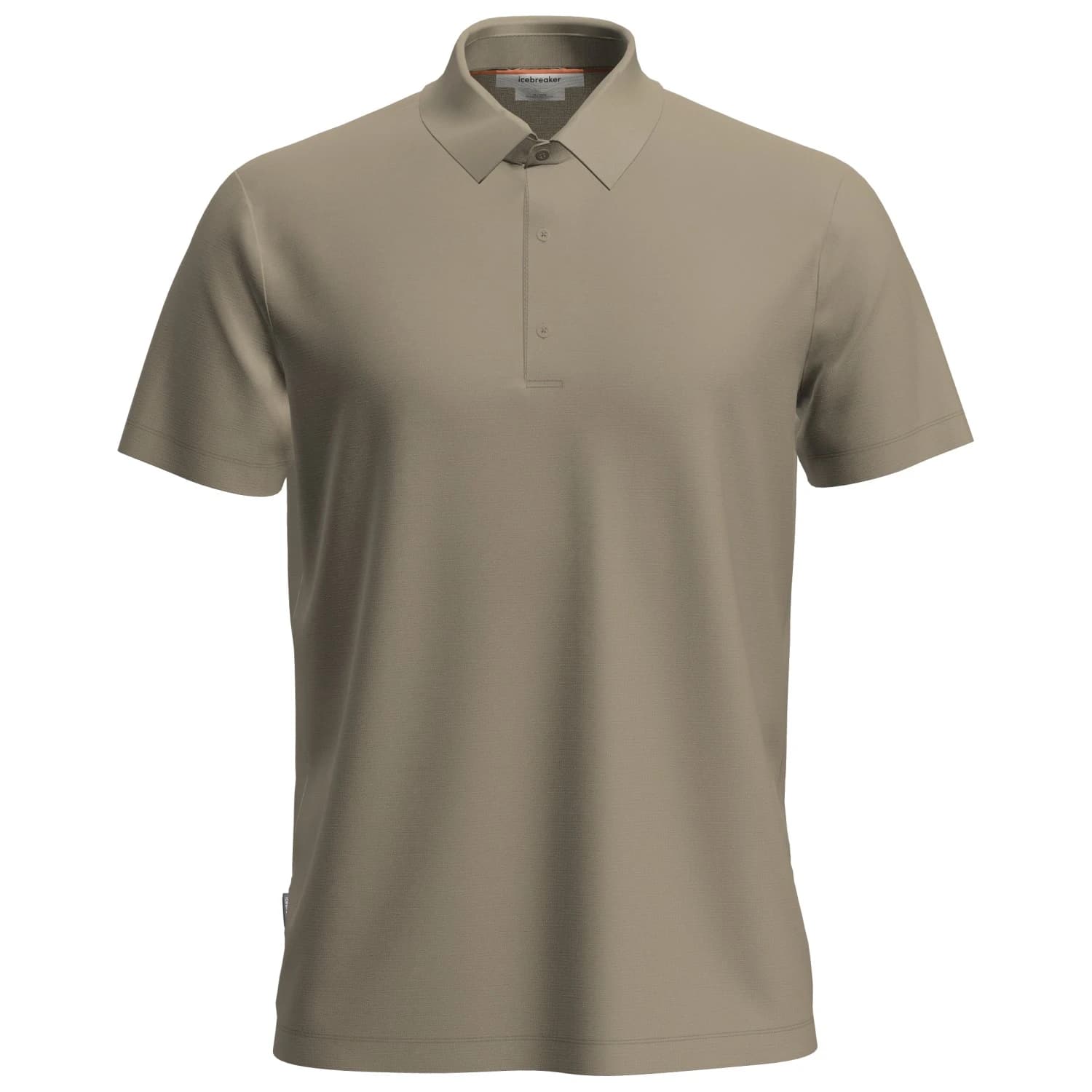 Мъжка мериносова блуза Icebreaker Merino 150 Tech Lite III S/S Polo Merino shirt - Flagstone