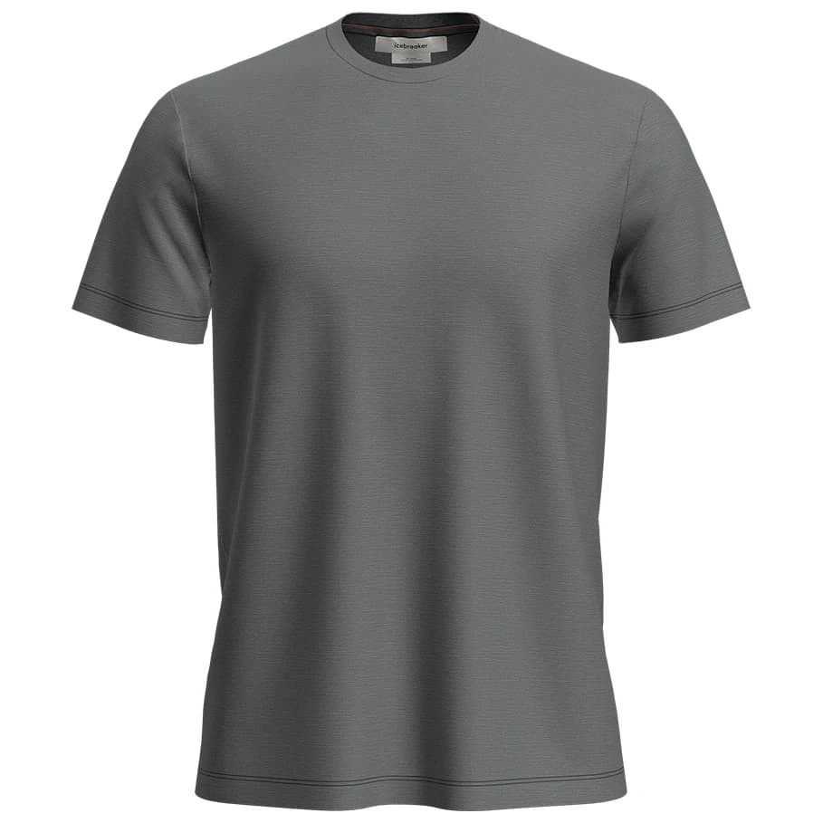 Мъжка мериносова блуза Icebreaker Merino 150 Tech Lite III S/S Tee Merino shirt - Gritstone Heather 013