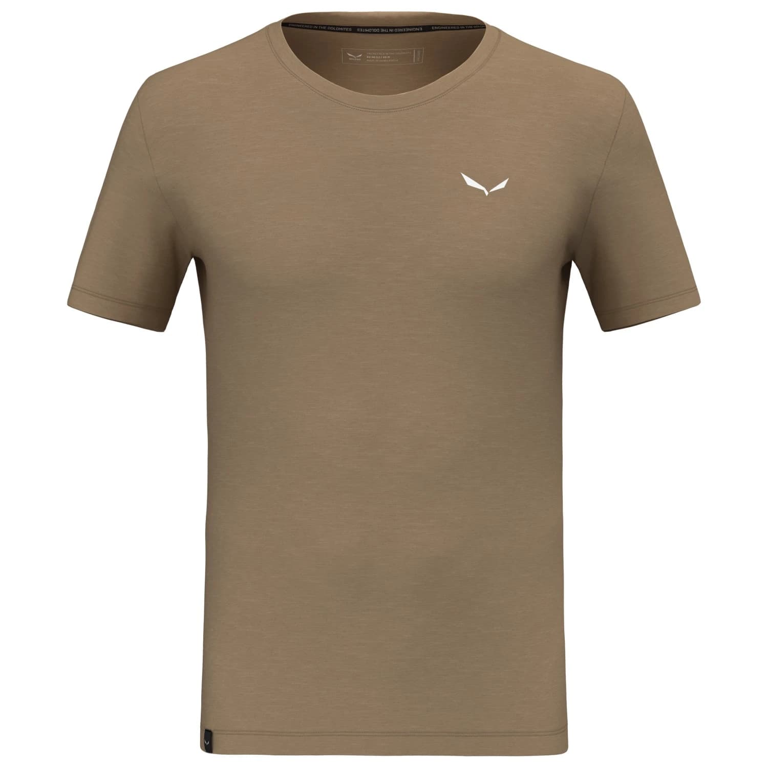 Мъжка мериносова блуза Salewa Eagle Minilogo Alpine Merino T-Shirt Merino shirt - Quicksand
