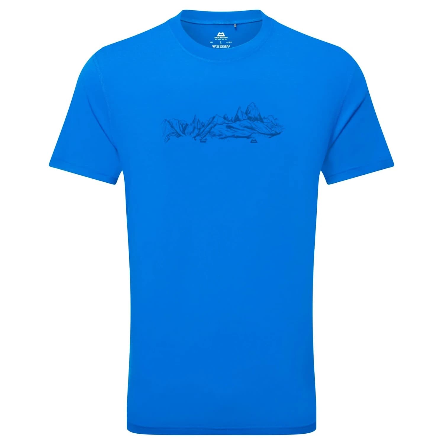 Мъжка спортна тениска Mountain equipment Groundup Skyline Tee Sport shirt - Atlantic Blue