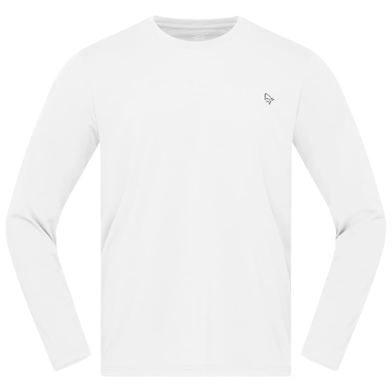 Мъжка спортна тениска Norrøna Femund Tech Long Sleeve Sport shirt - Snow White