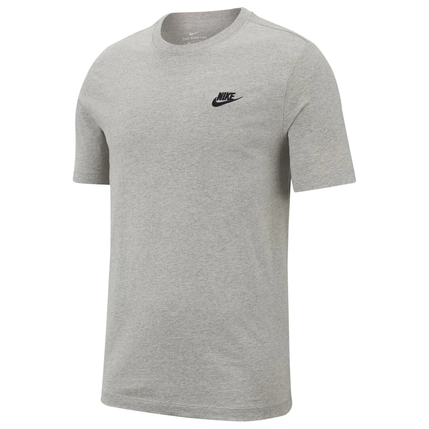 Мъжка тениска Nike Sportswear Club T-Shirt - Dark Grey Heather / Black