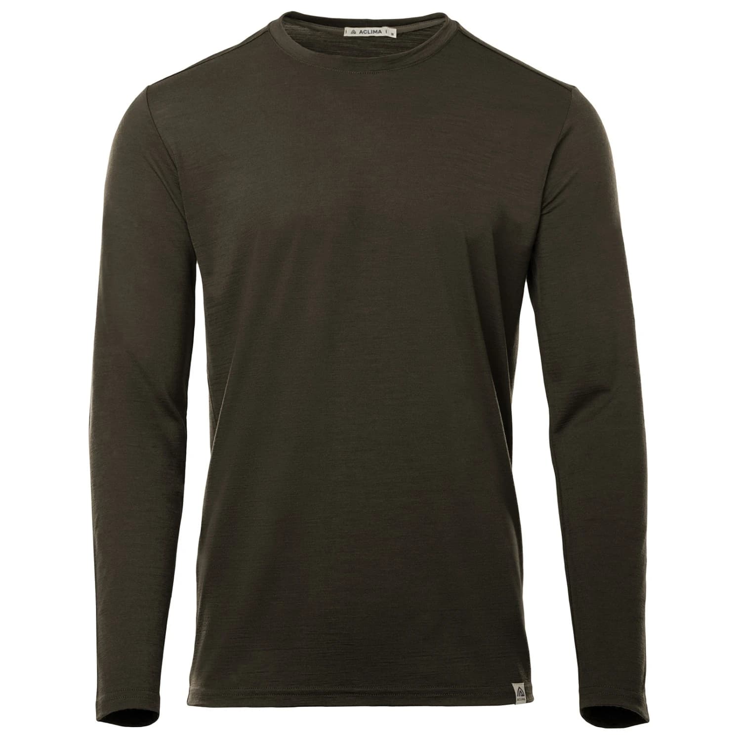 Мъжко мериносово термобельо Aclima Lightwool 180 Crewneck Merino shirt - Tarmac