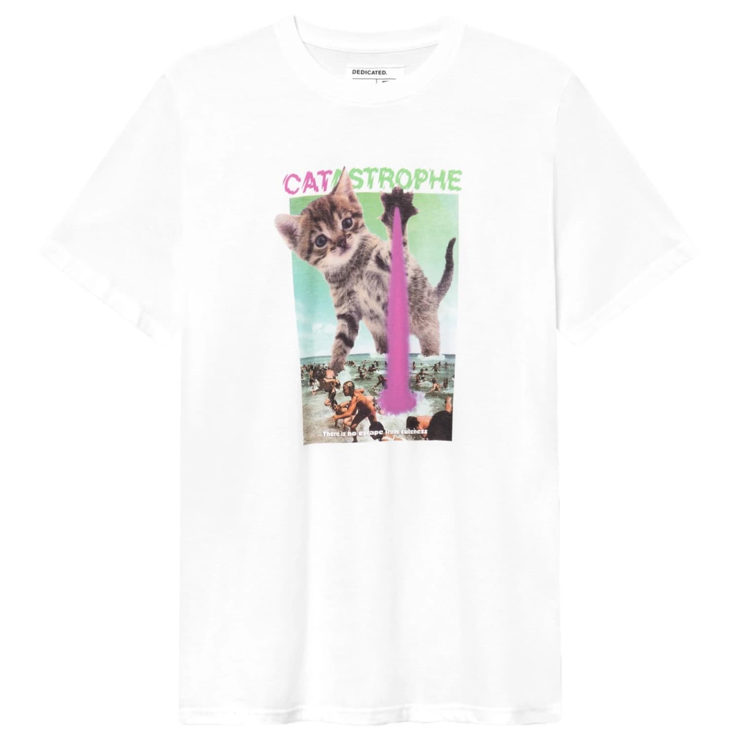 Мъжка тениска DEDICATED T-Shirt Stockholm Catastrophe T-shirt - White
