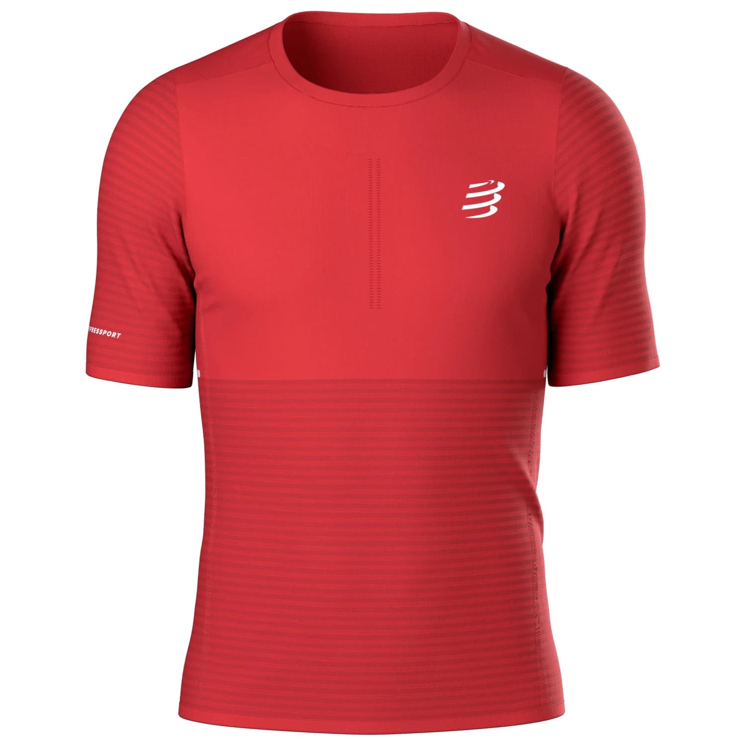 Мъжка тениска Compressport Pro Racing S/S T-Shirt Running shirt - Pompeian Red / Reflective White