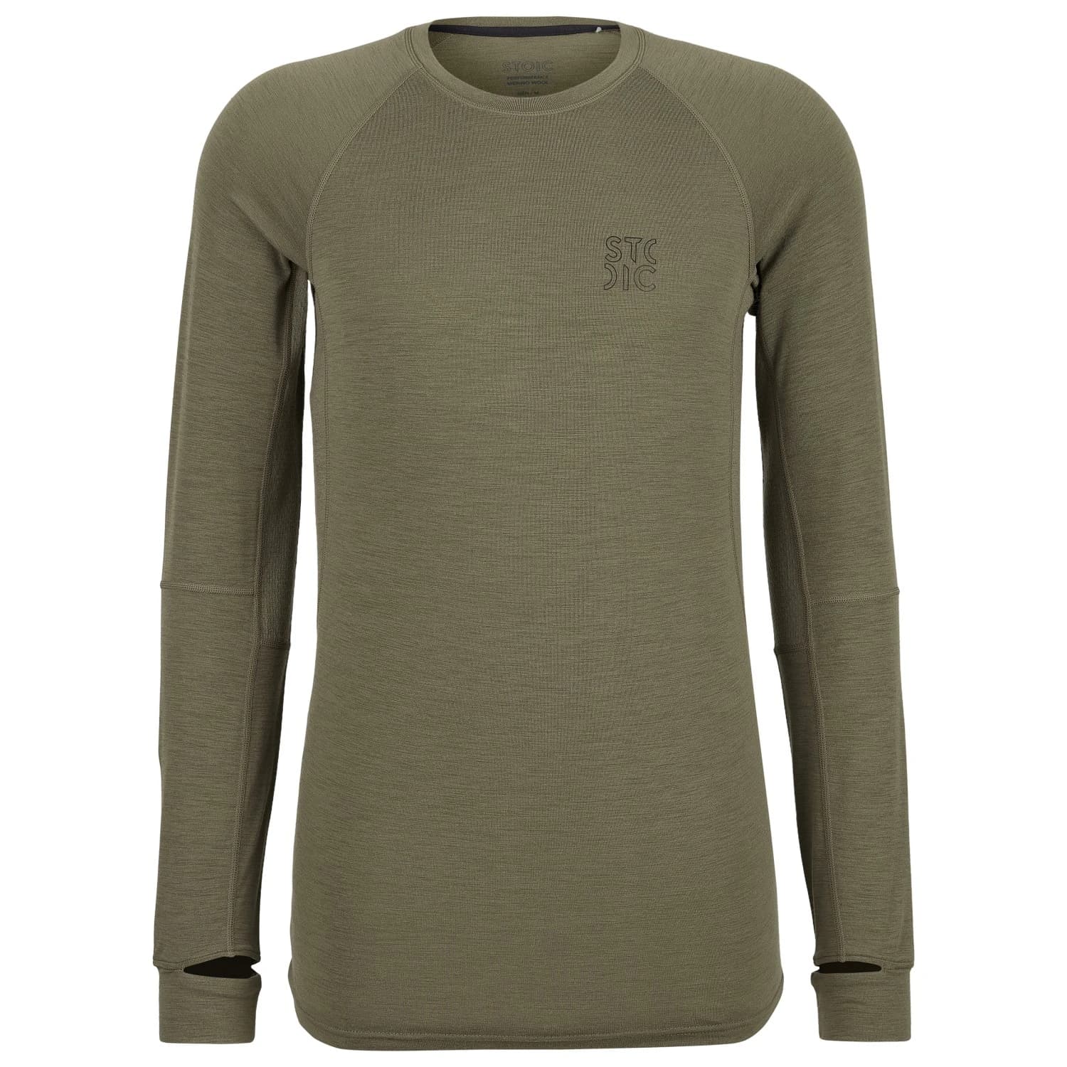 Мъжка мериносова блуза Stoic MerinoMesh150 SadjemSt. L/S Merino shirt - Olive Green