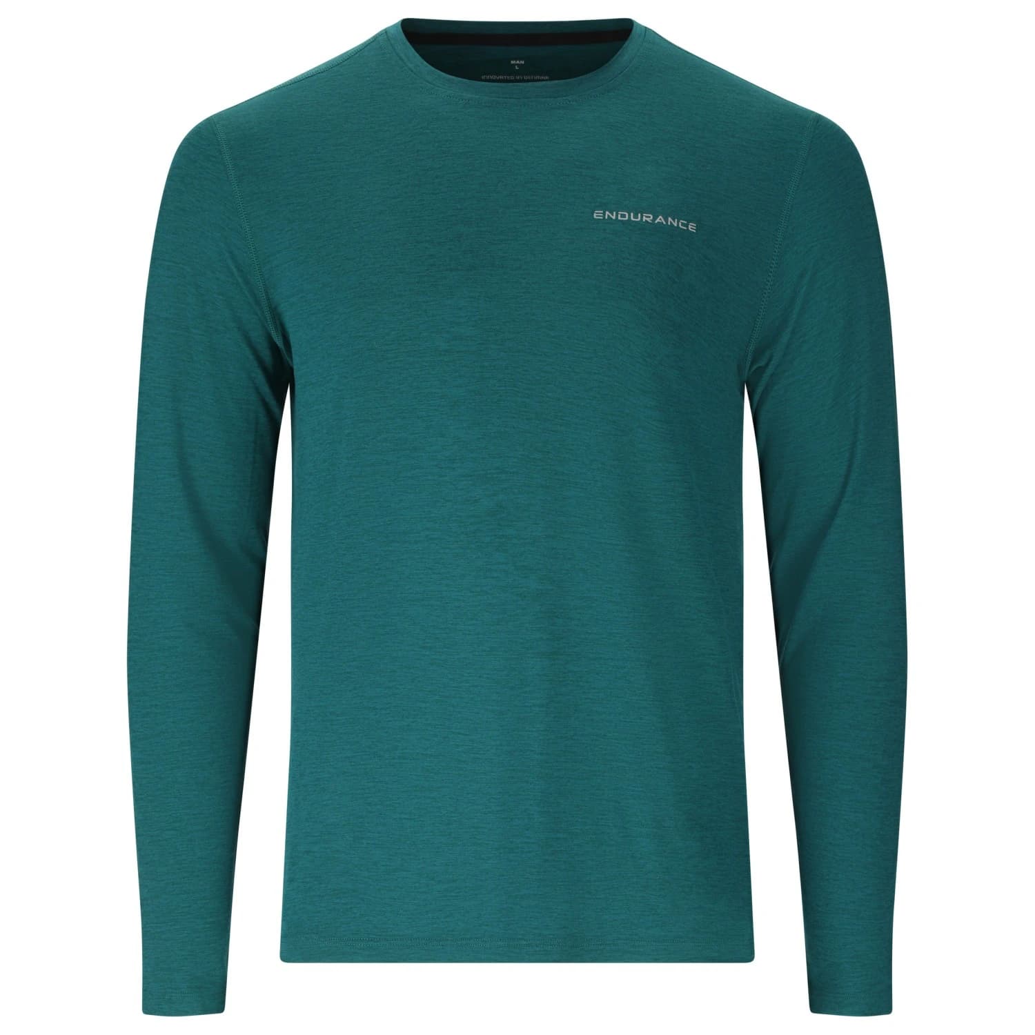 Мъжка спортна тениска ENDURANCE Abdon Melange L/S Tee Sport shirt - Dark Sea