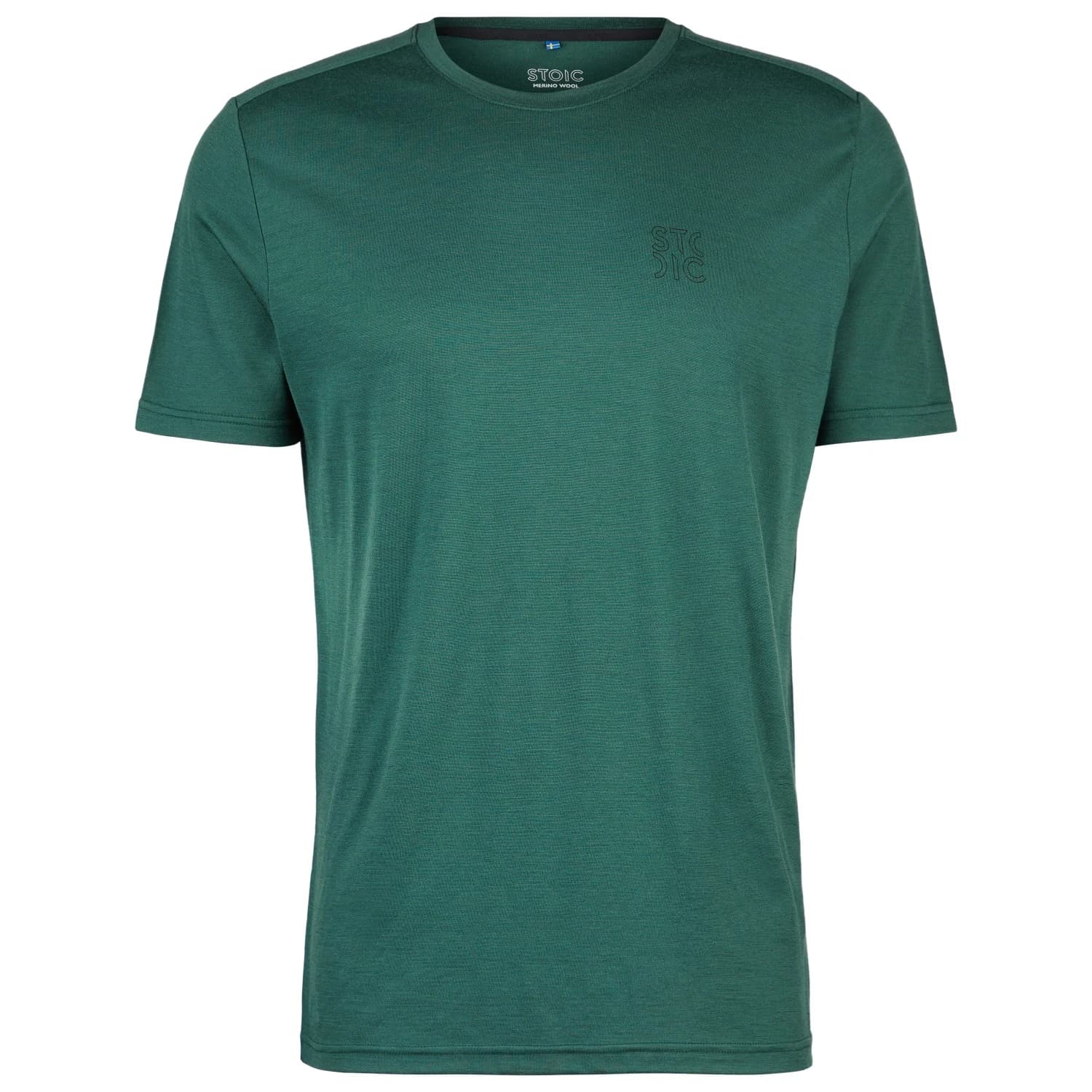Мъжко мериносово термобельо Stoic Merino180 BengtSt. T-Shirt Merino shirt - New Pine Green