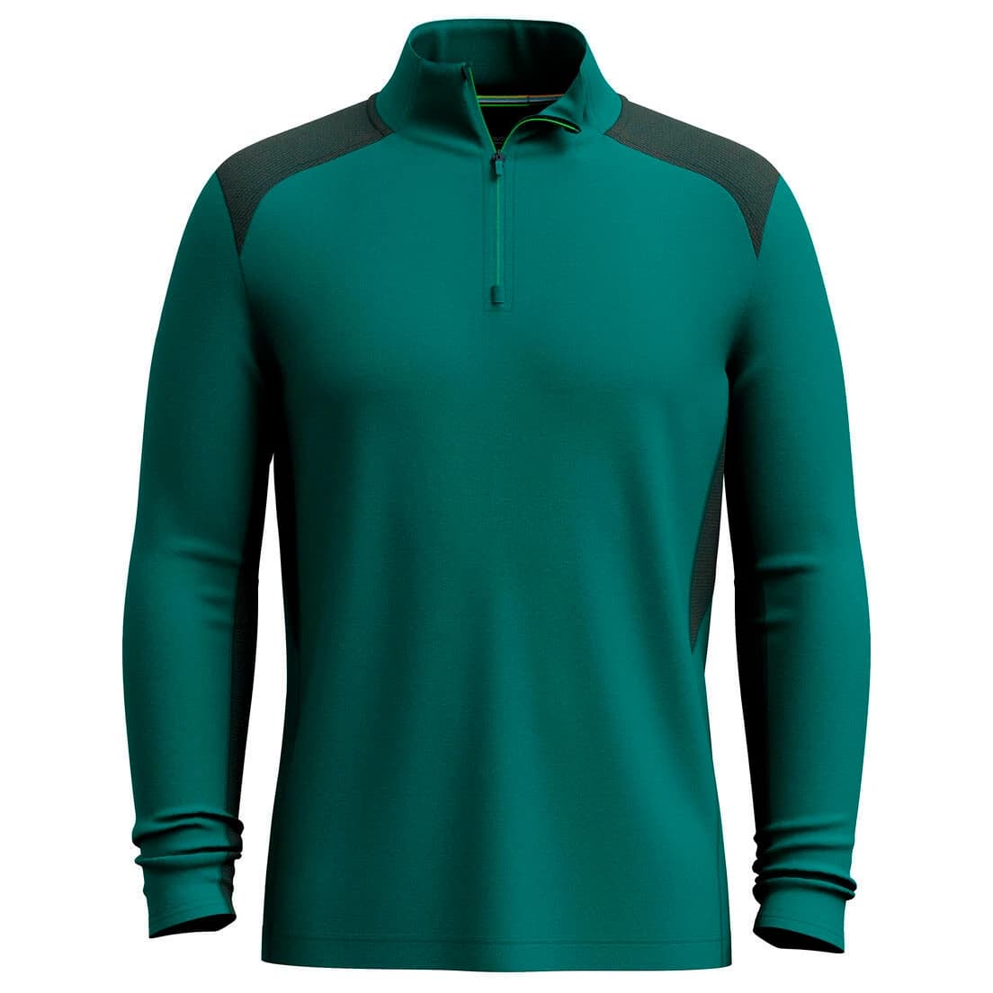 Мъжка мериносова блуза Smartwool Active 1/4 Zip Merino shirt - Evergreen