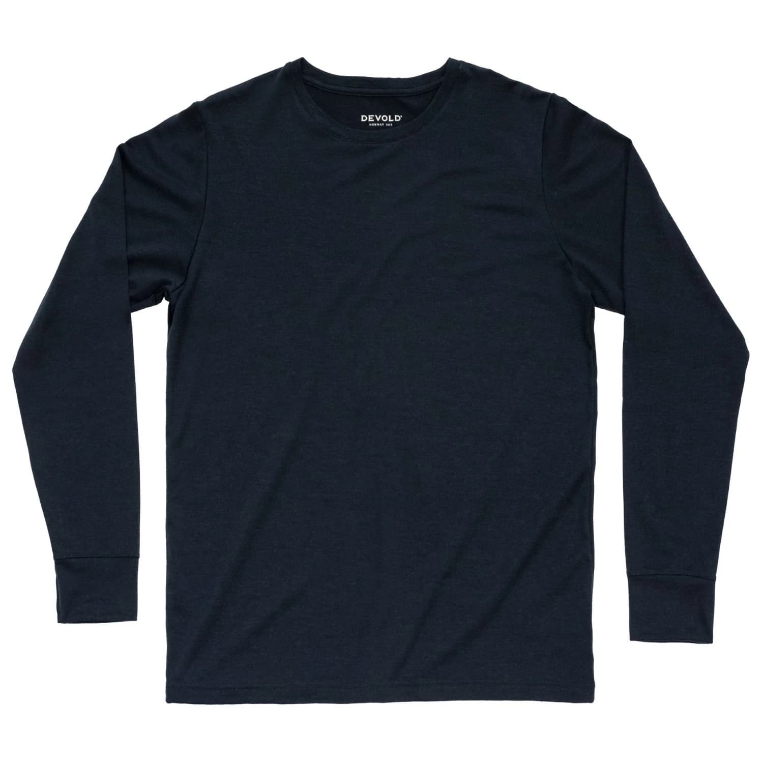 Мъжка мериносова блуза Devold Classic L/S Merino shirt - Ink