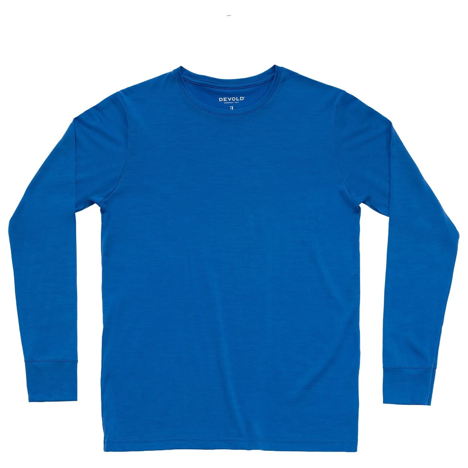 Мъжка мериносова блуза Devold Classic L/S Merino shirt - Royal