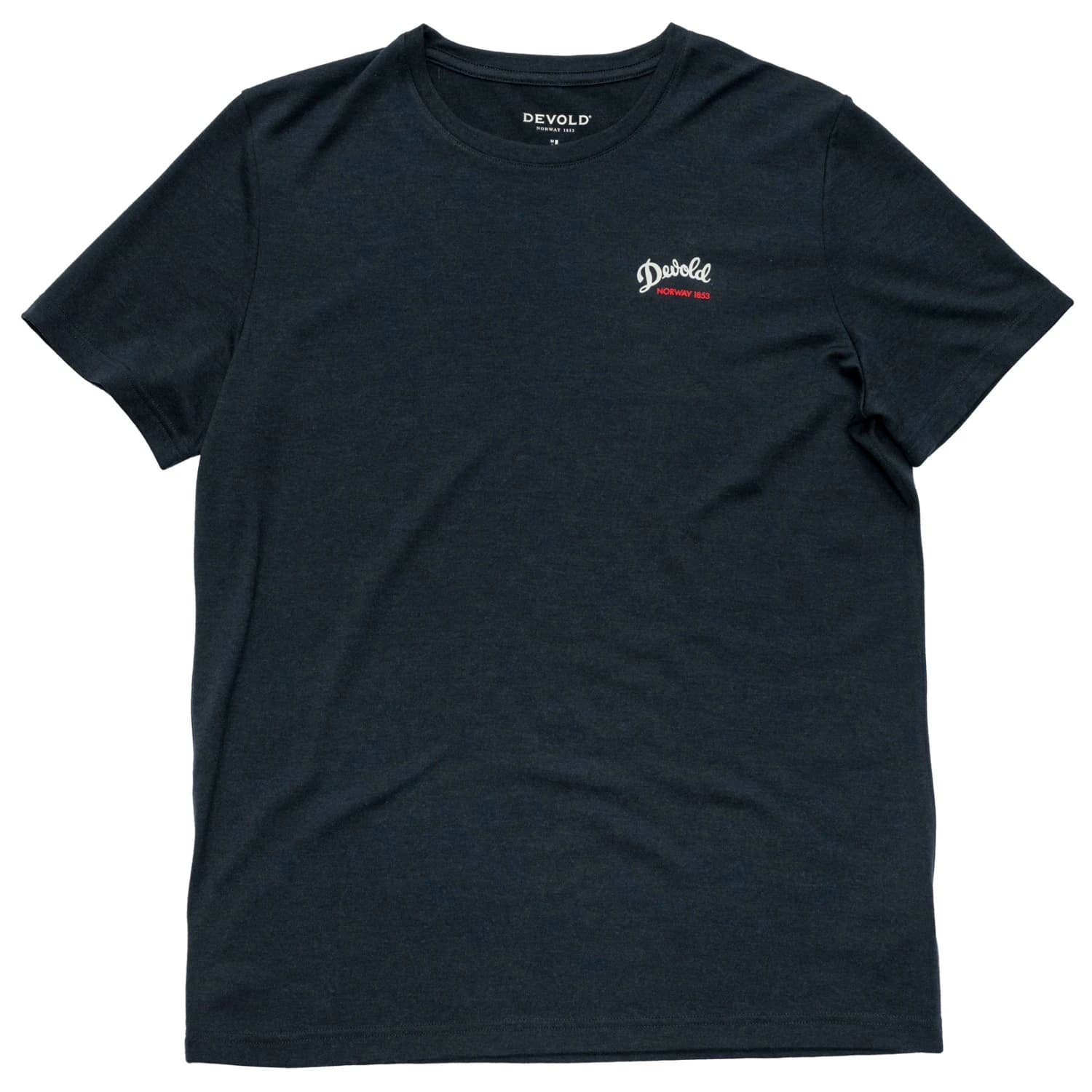 Мъжка мериносова блуза Devold Classic Script Tee Merino shirt - Ink