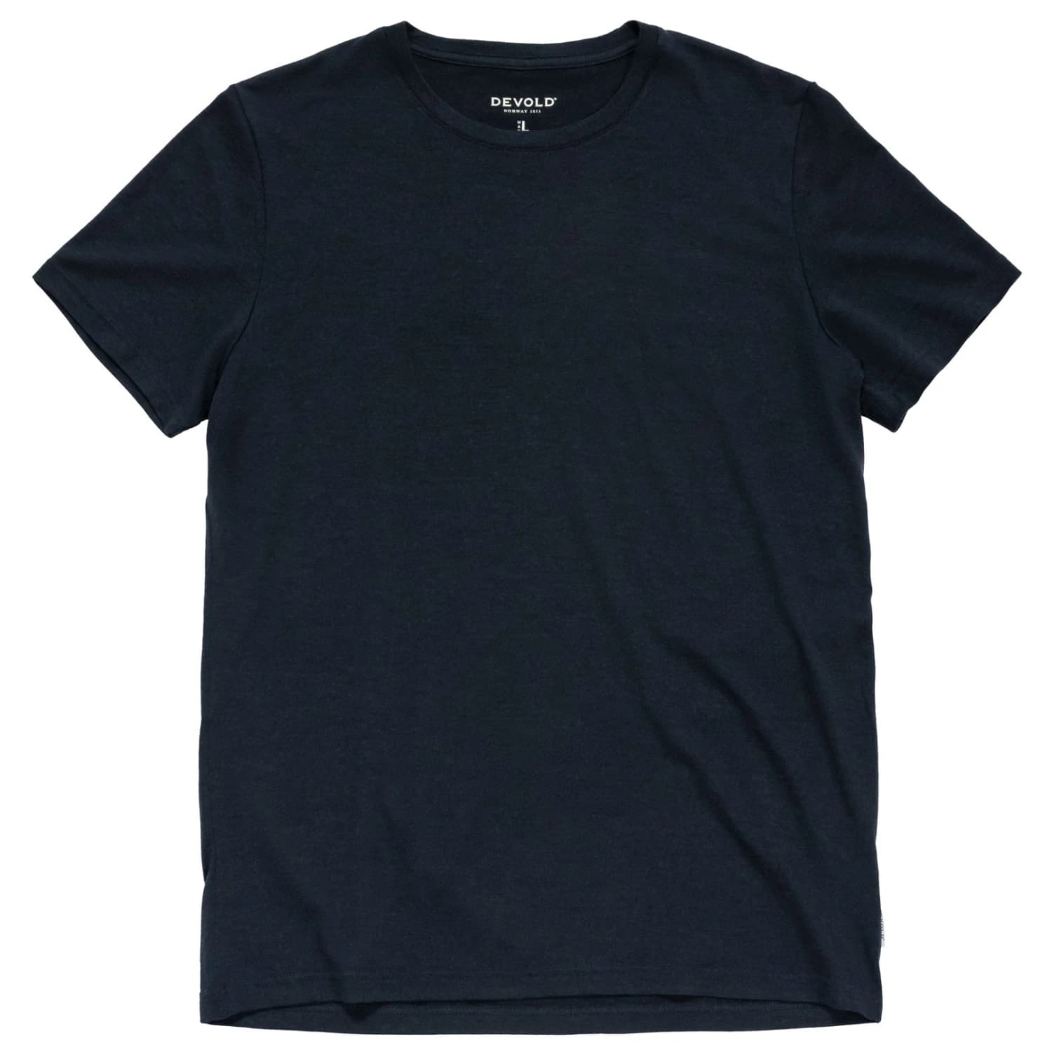 Мъжка мериносова блуза Devold Classic Tee Merino shirt - Ink