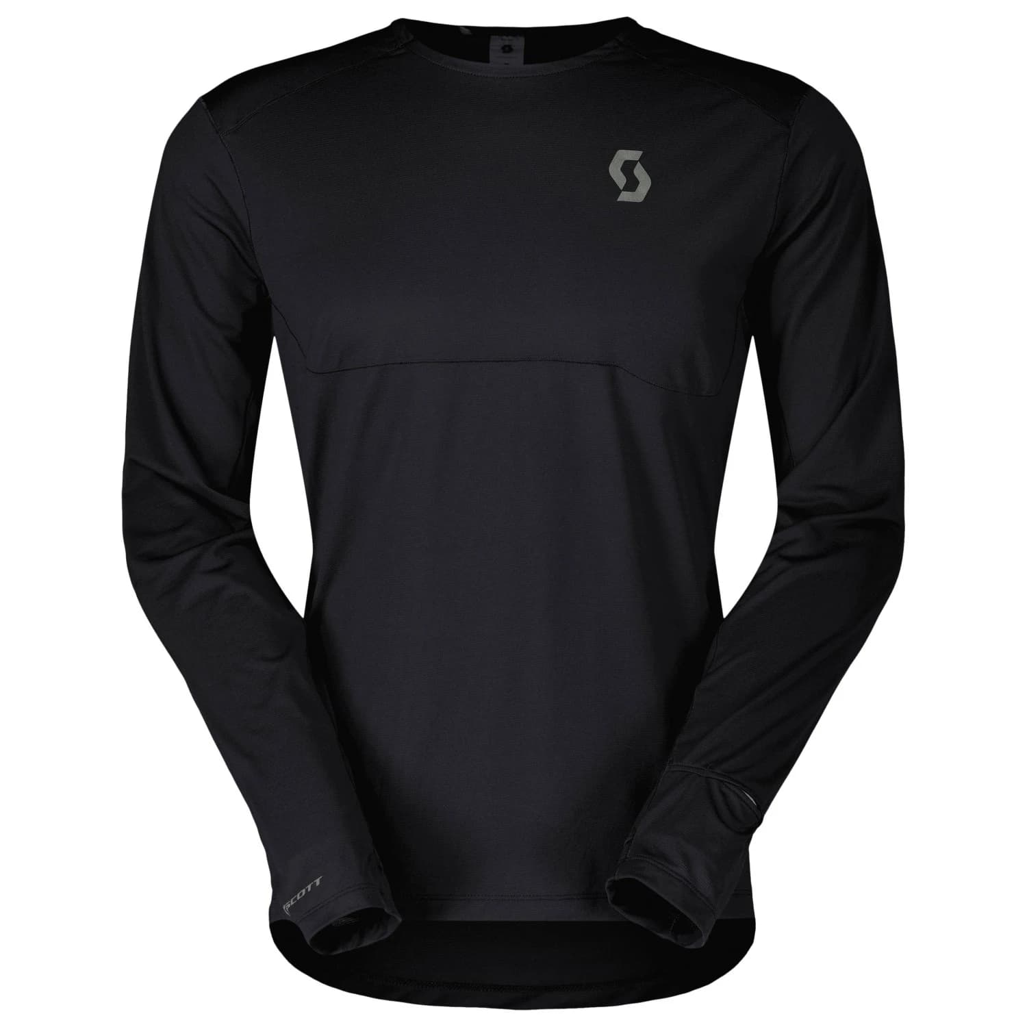 Мъжка тениска Scott Tee Endurance Tech L/S Running shirt - Black