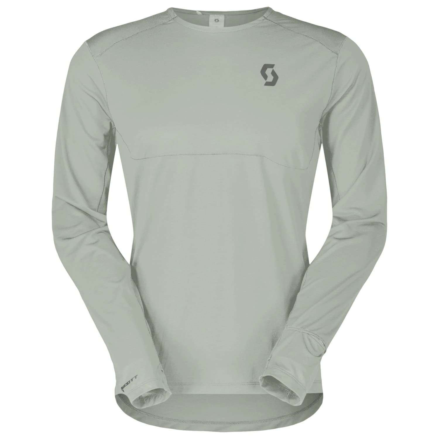 Мъжка тениска Scott Tee Endurance Tech L/S Running shirt - Spray Grey