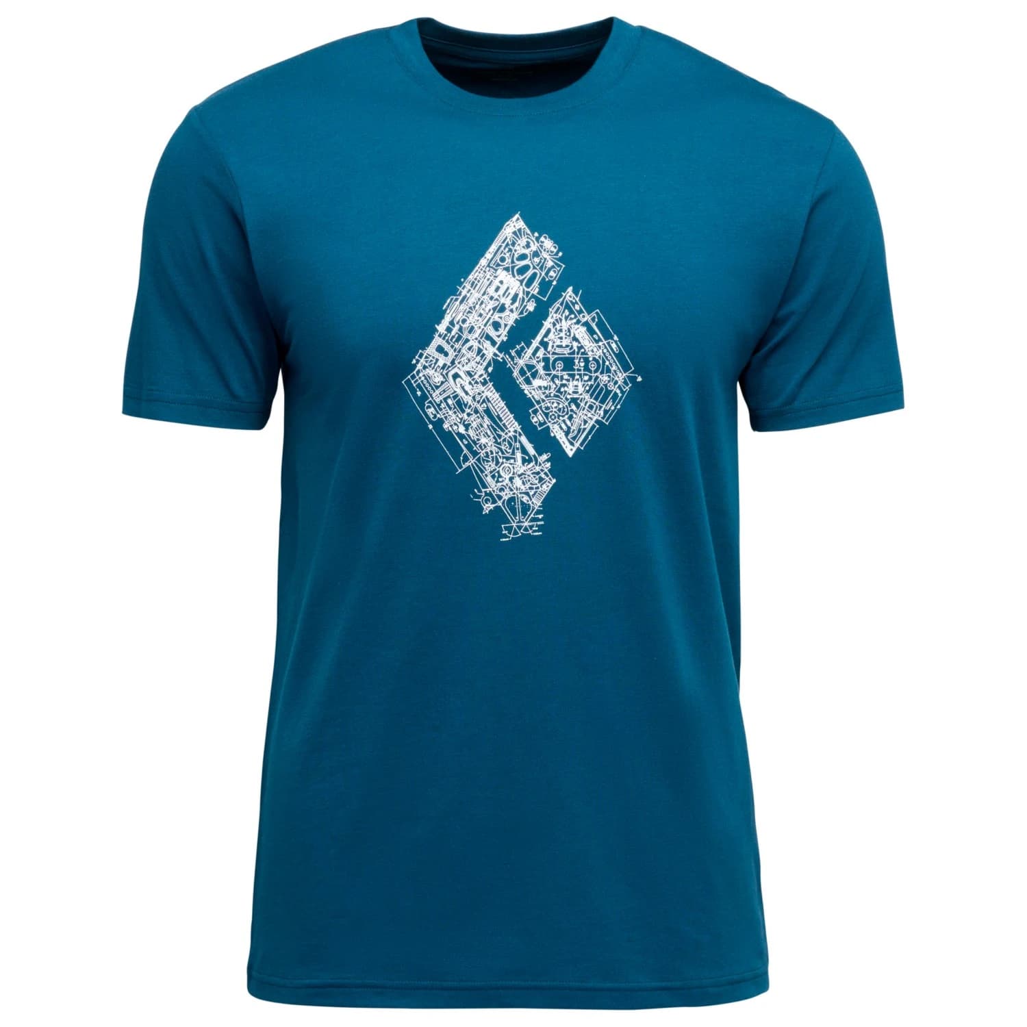 Мъжка тениска Black Diamond Engineered Diamond S/S Tee T-shirt - Indigo