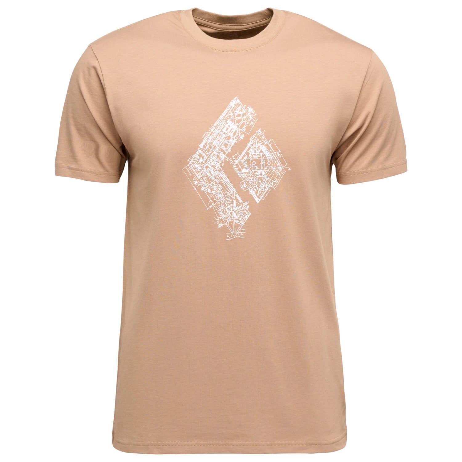 Мъжка тениска Black Diamond Engineered Diamond S/S Tee T-shirt - Mushroom
