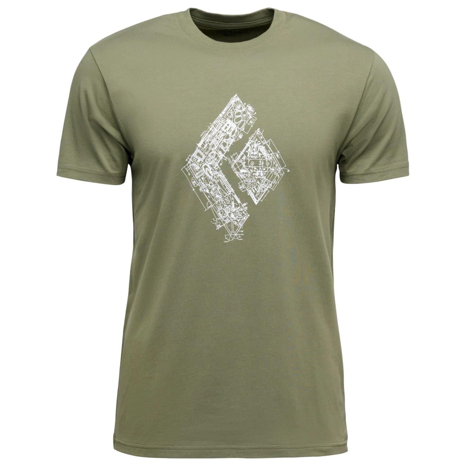 Мъжка тениска Black Diamond Engineered Diamond S/S Tee T-shirt - Tundra