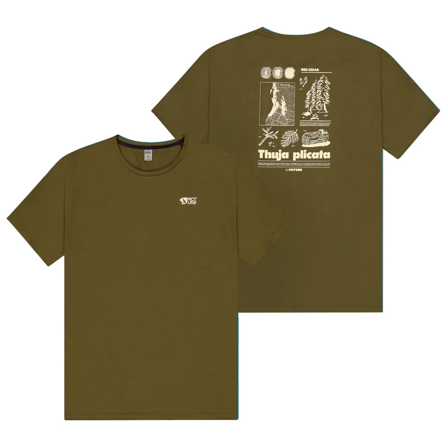 Мъжка спортна тениска Picture Timont S/S Urban Tech Tee Sport shirt - Tobacco II