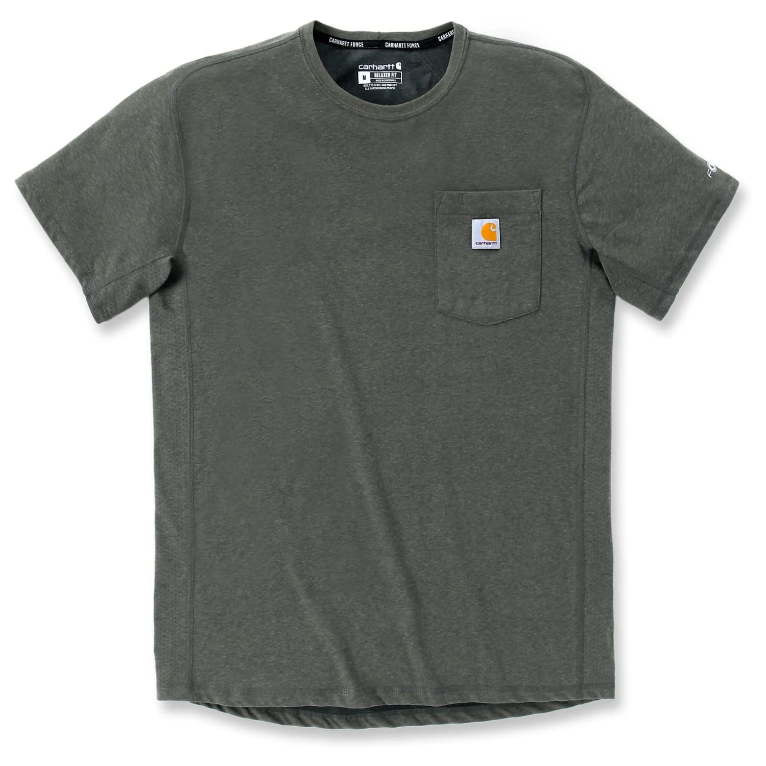 Мъжка тениска Carhartt Force Pocket S/S T-Shirt - Basil Heather