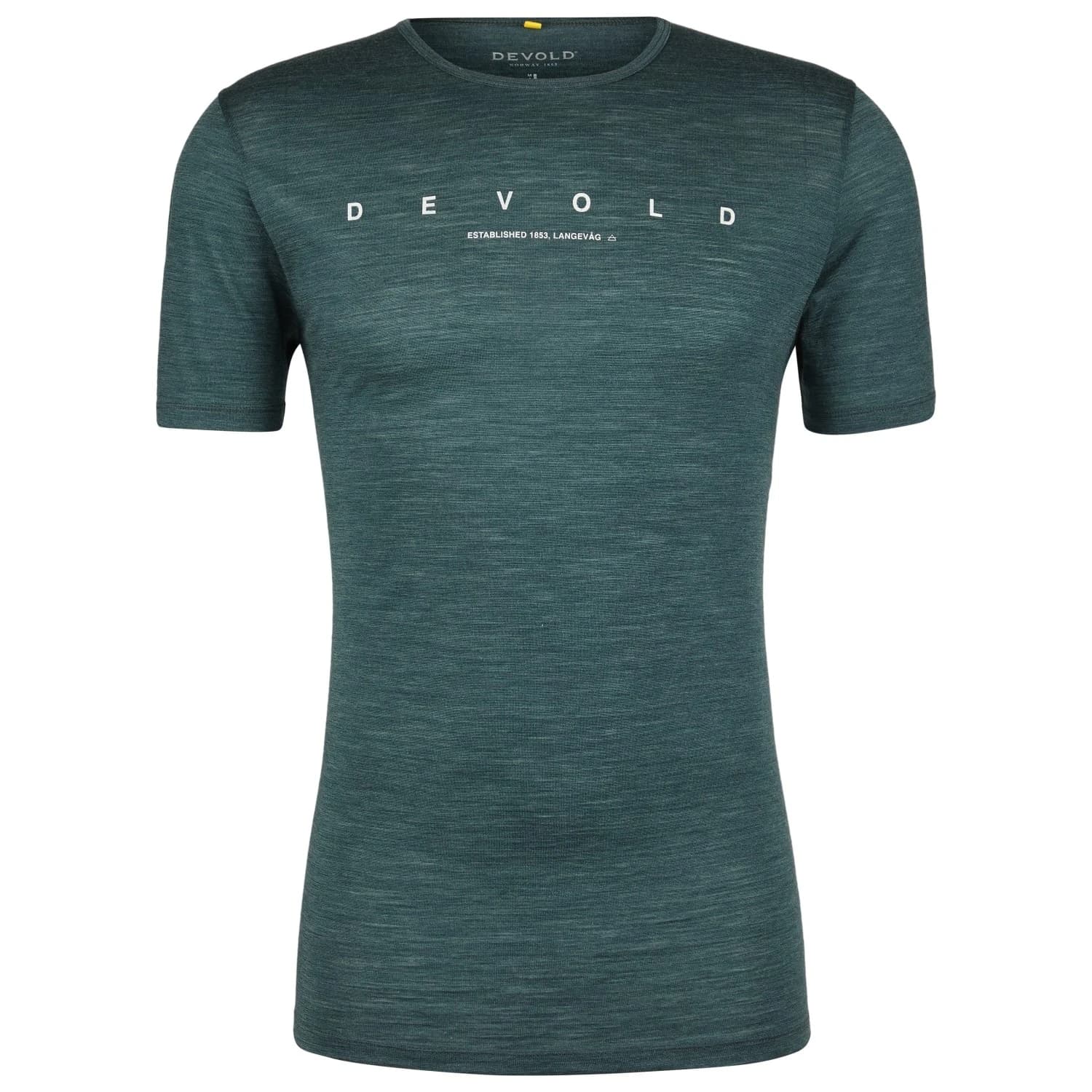 Мъжка мериносова блуза Devold Active Kerning Tee Merino shirt - Woods