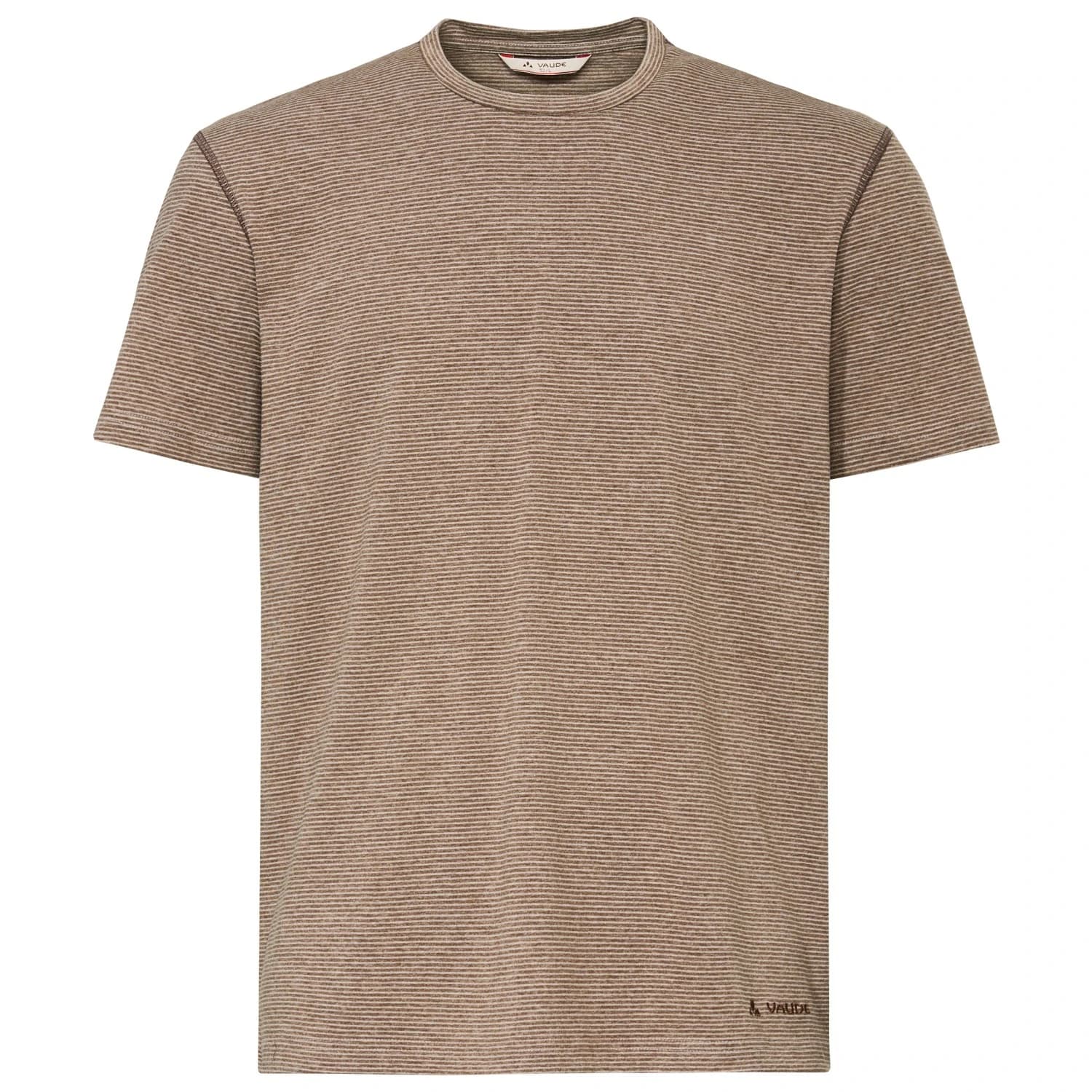 Мъжка тениска Vaude Mineo Striped T-Shirt II T-shirt - Tobacco